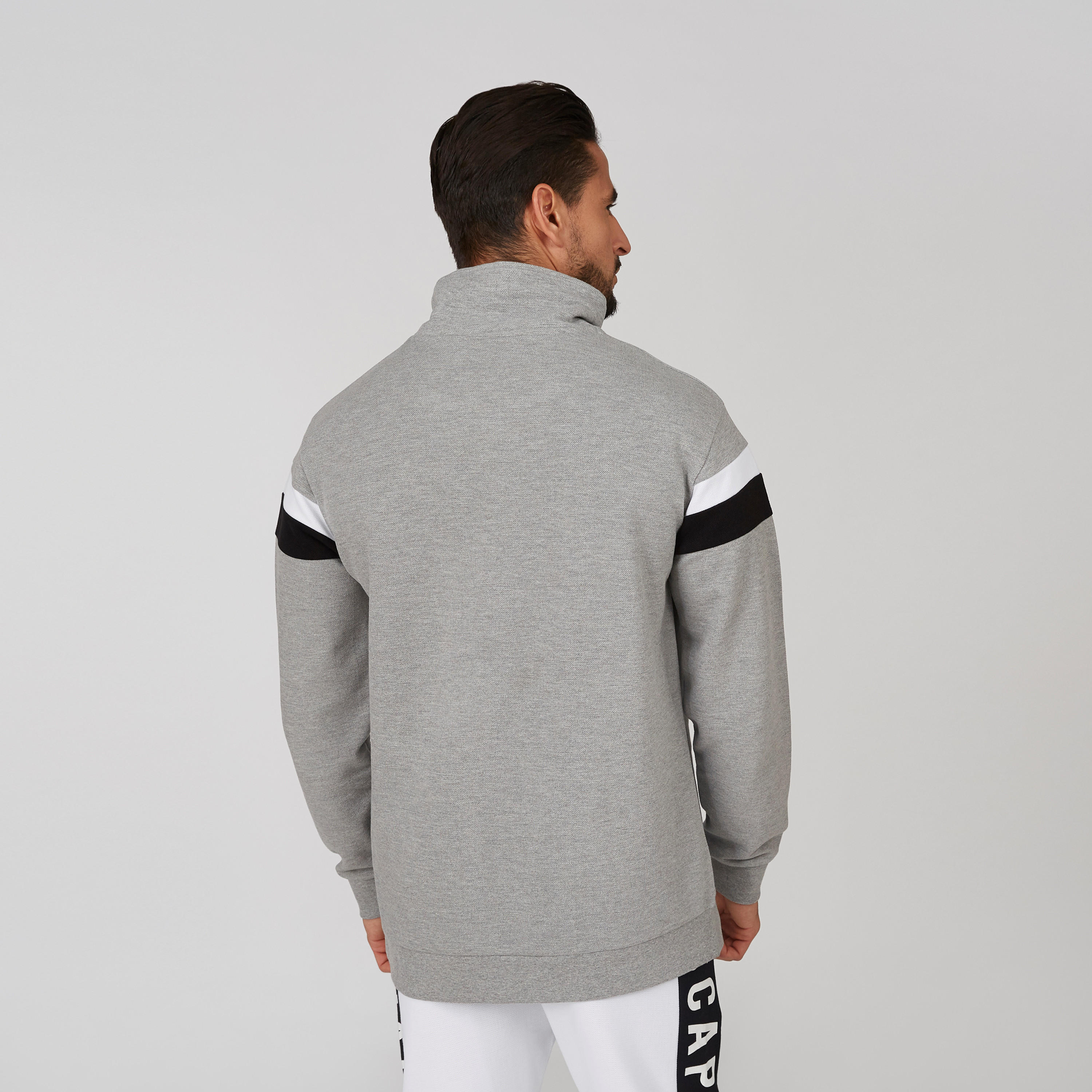 Printed Sweatshirt with Long Sleeves and Hood-men-winterwear-hoodiesandsweatshirts-image-2
