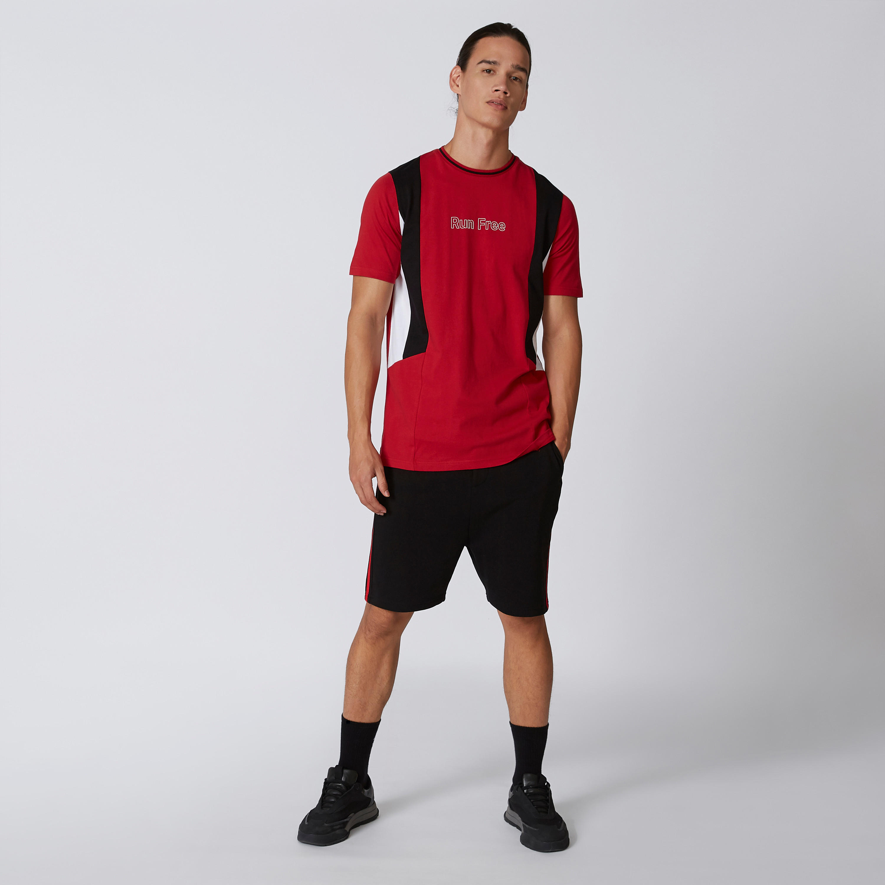 شورت مستدام سادة برباط خصر -men-clothing-bottoms-shorts-image-3