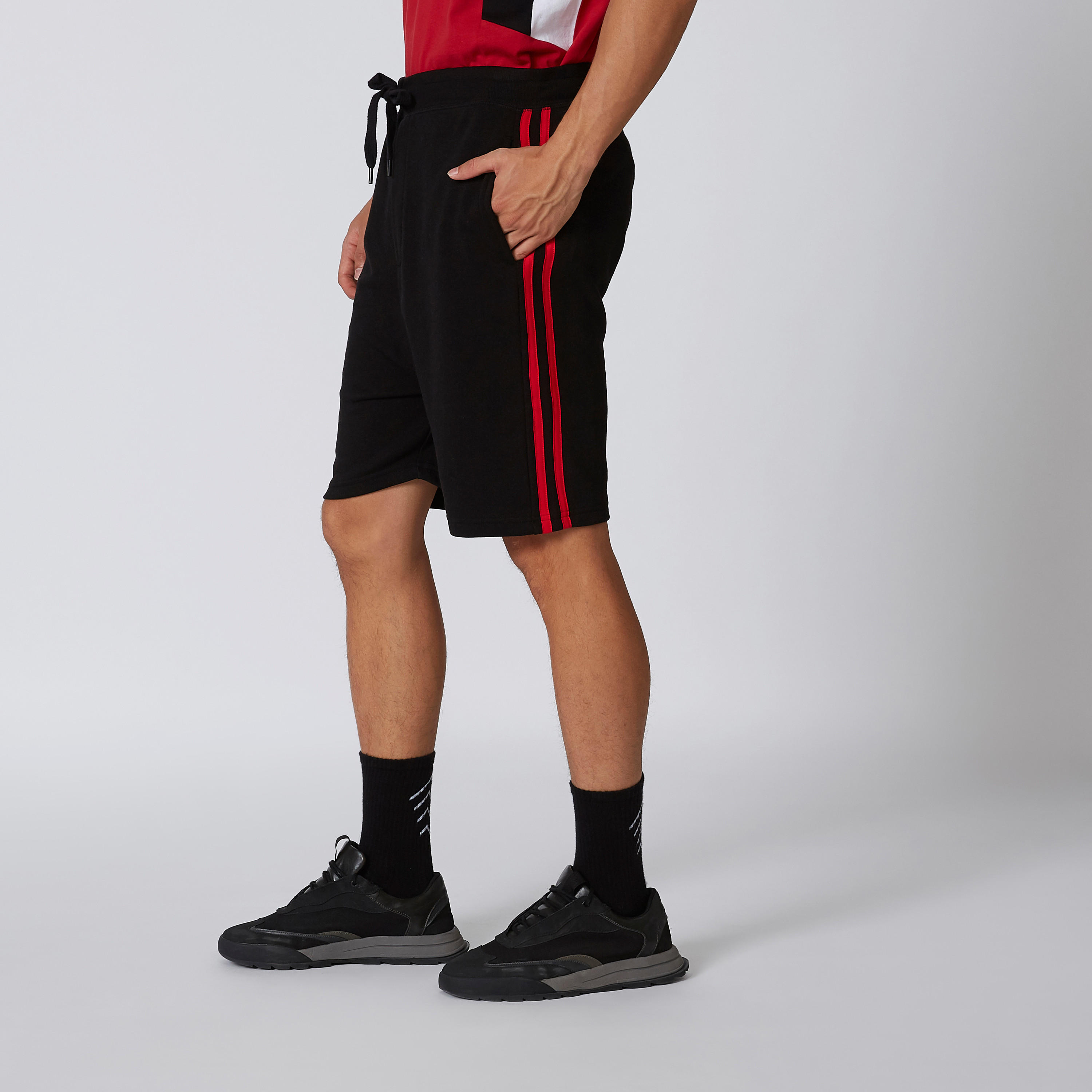 شورت مستدام سادة برباط خصر -men-clothing-bottoms-shorts-image-4