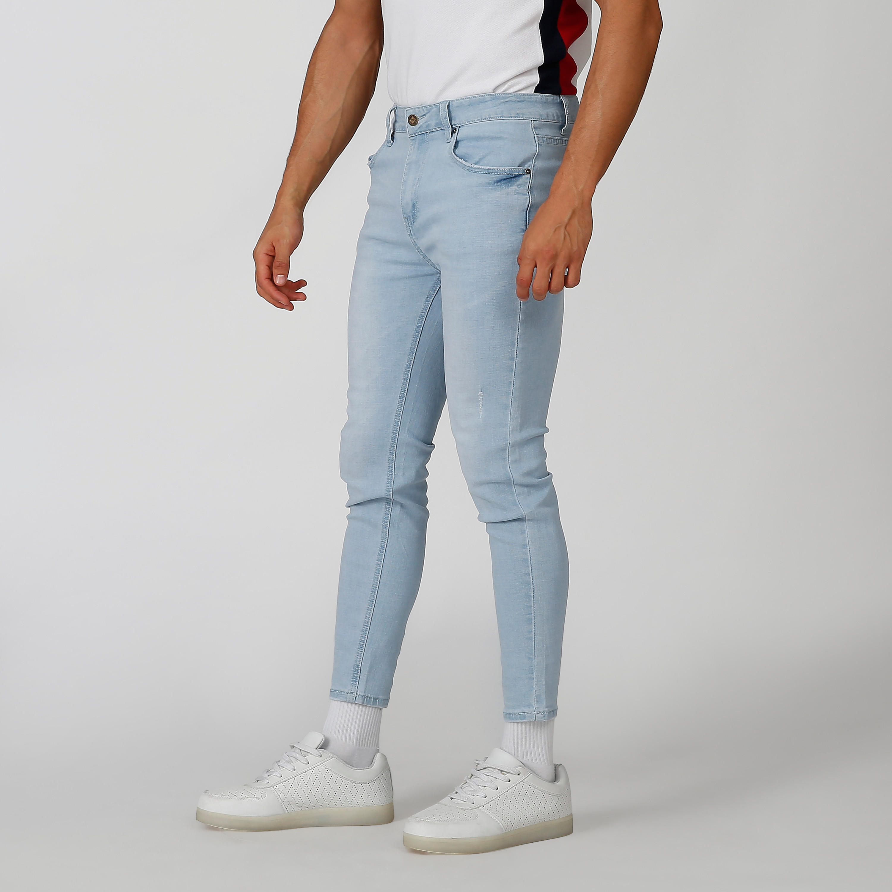 بنطلون جينز سكيني ممزّق بخصر متوسط الارتفاع وجيوب-men-clothing-bottoms-jeans-image-3