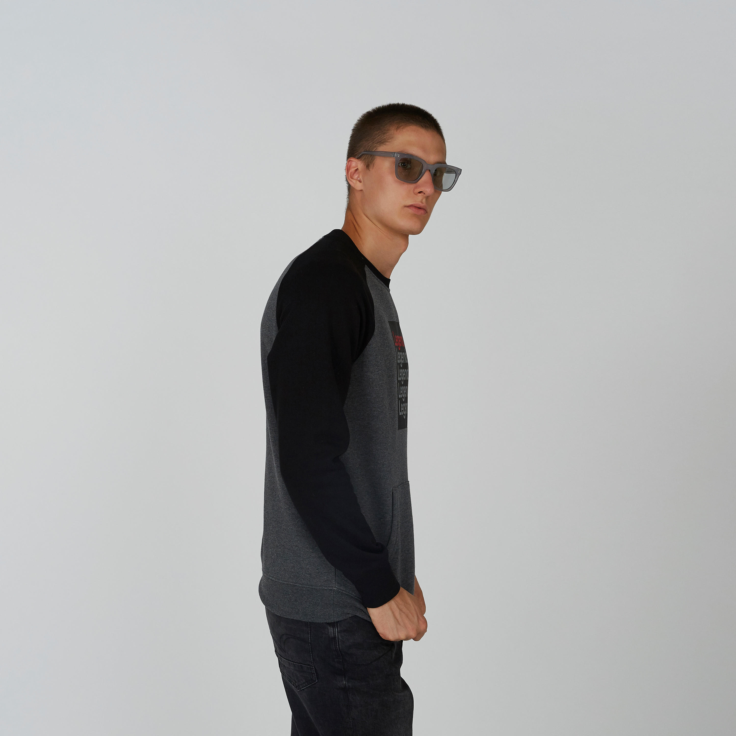 سويت شيرت مستدام سادة بياقة ضيّقة وأكمام طويلة -men-winterwear-hoodiesandsweatshirts-image-3