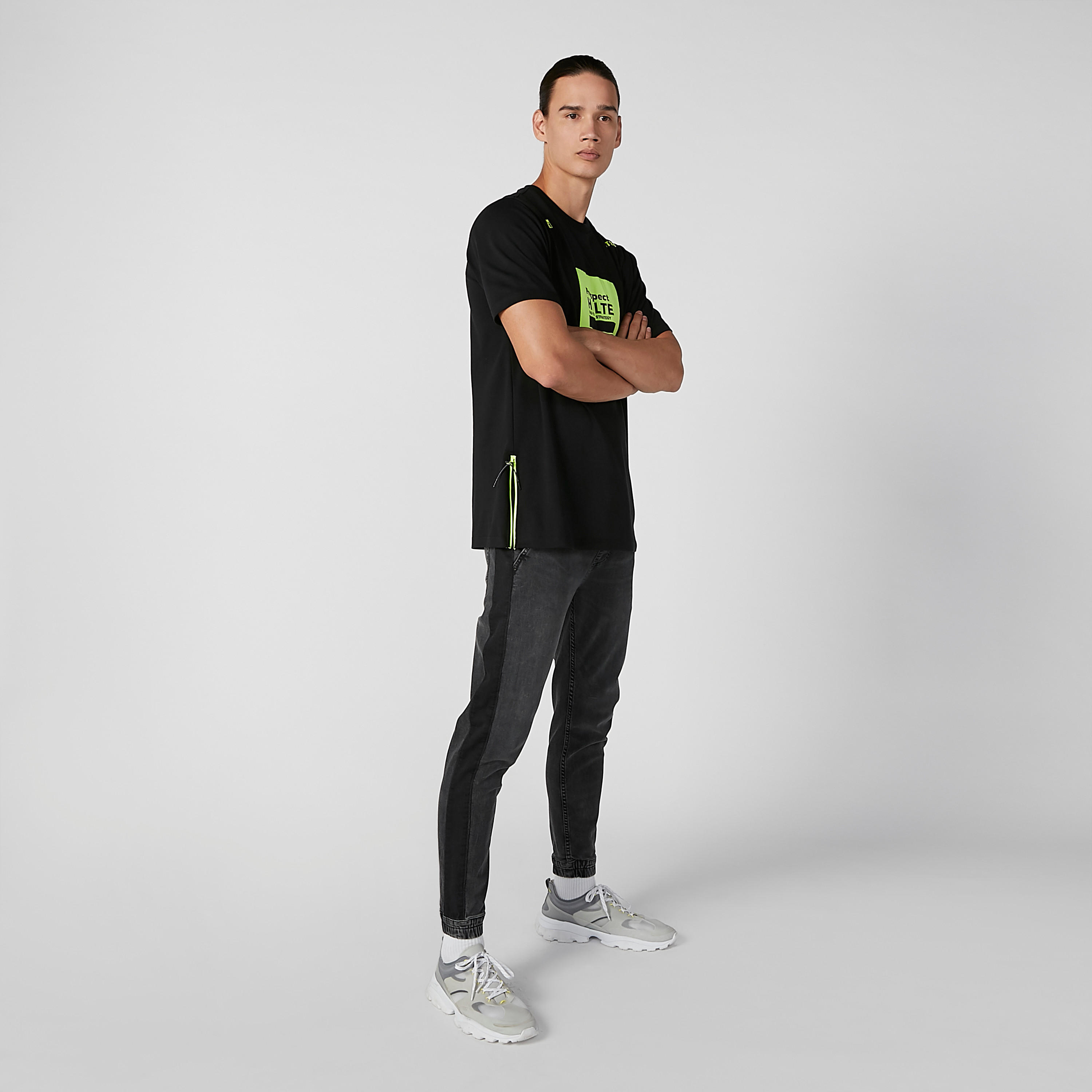 Printed T-shirt with Round Neck and Short Sleeves-men-clothing-tshirtsandpolos-tshirts-image-2