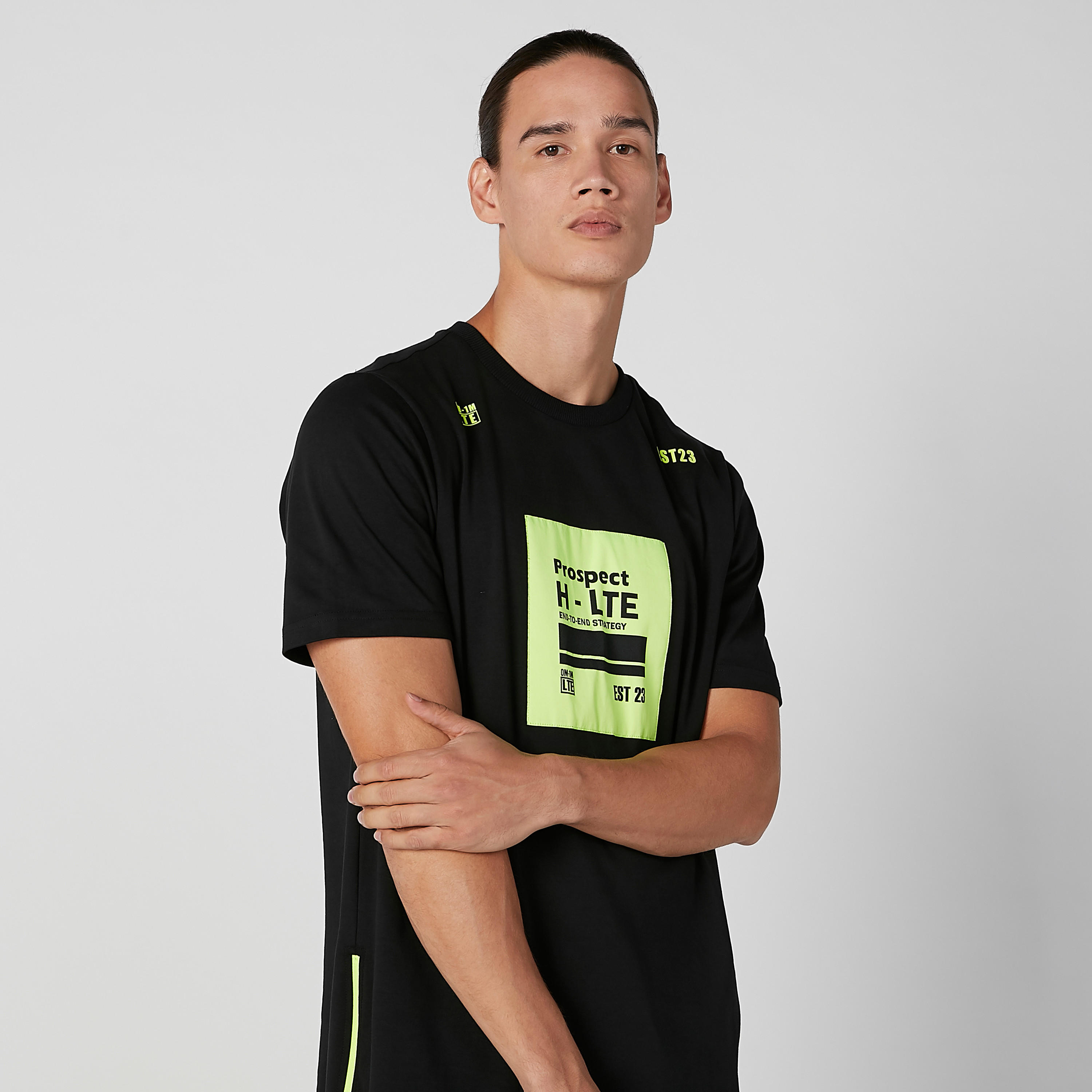 Printed T-shirt with Round Neck and Short Sleeves-men-clothing-tshirtsandpolos-tshirts-image-3