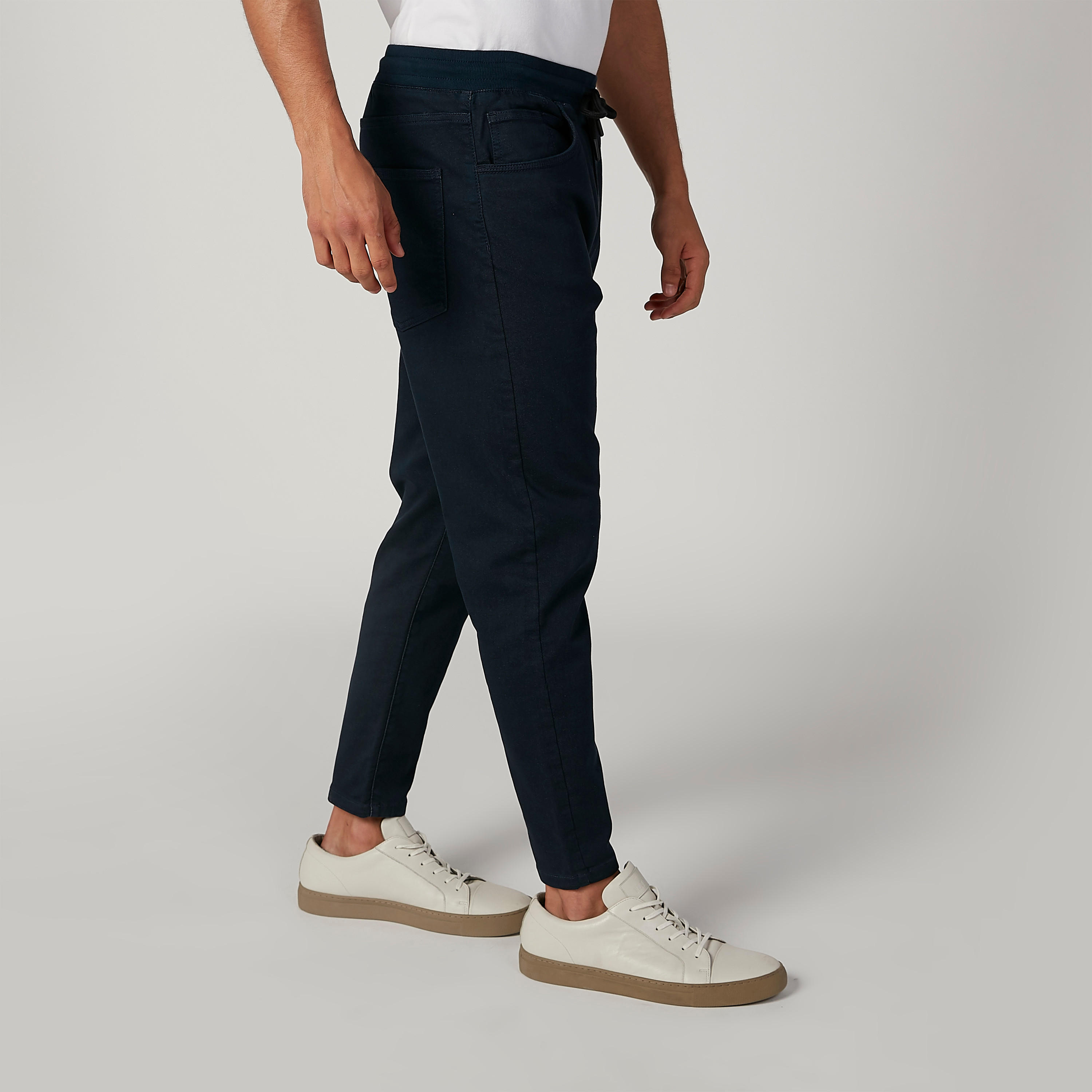 بنطلون سكيني سادة بخصر منخفض وجيوب-men-clothing-bottoms-trousersandchinos-trousers-image-3
