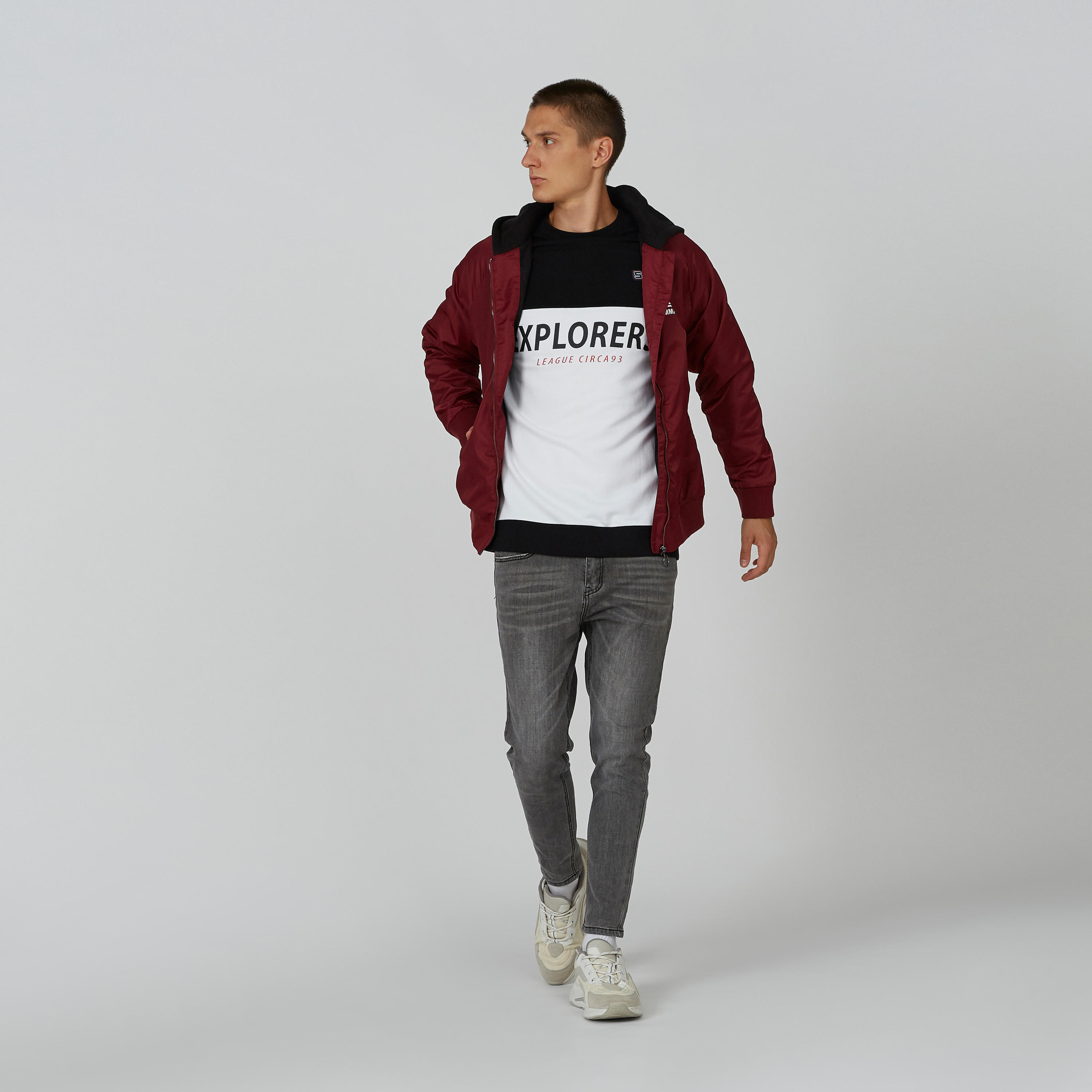 Printed Jacket with Long Sleeves and Hood-men-clothing-jacketsandblazers-jackets-image-2
