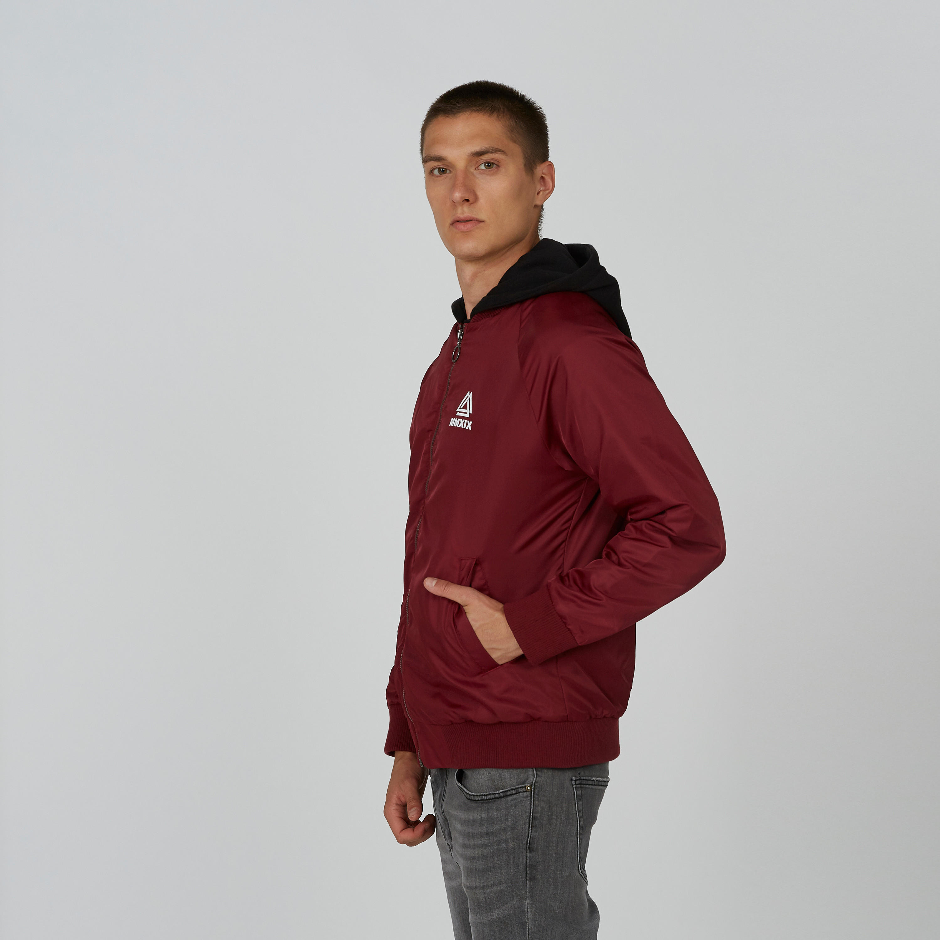 Printed Jacket with Long Sleeves and Hood-men-clothing-jacketsandblazers-jackets-image-4