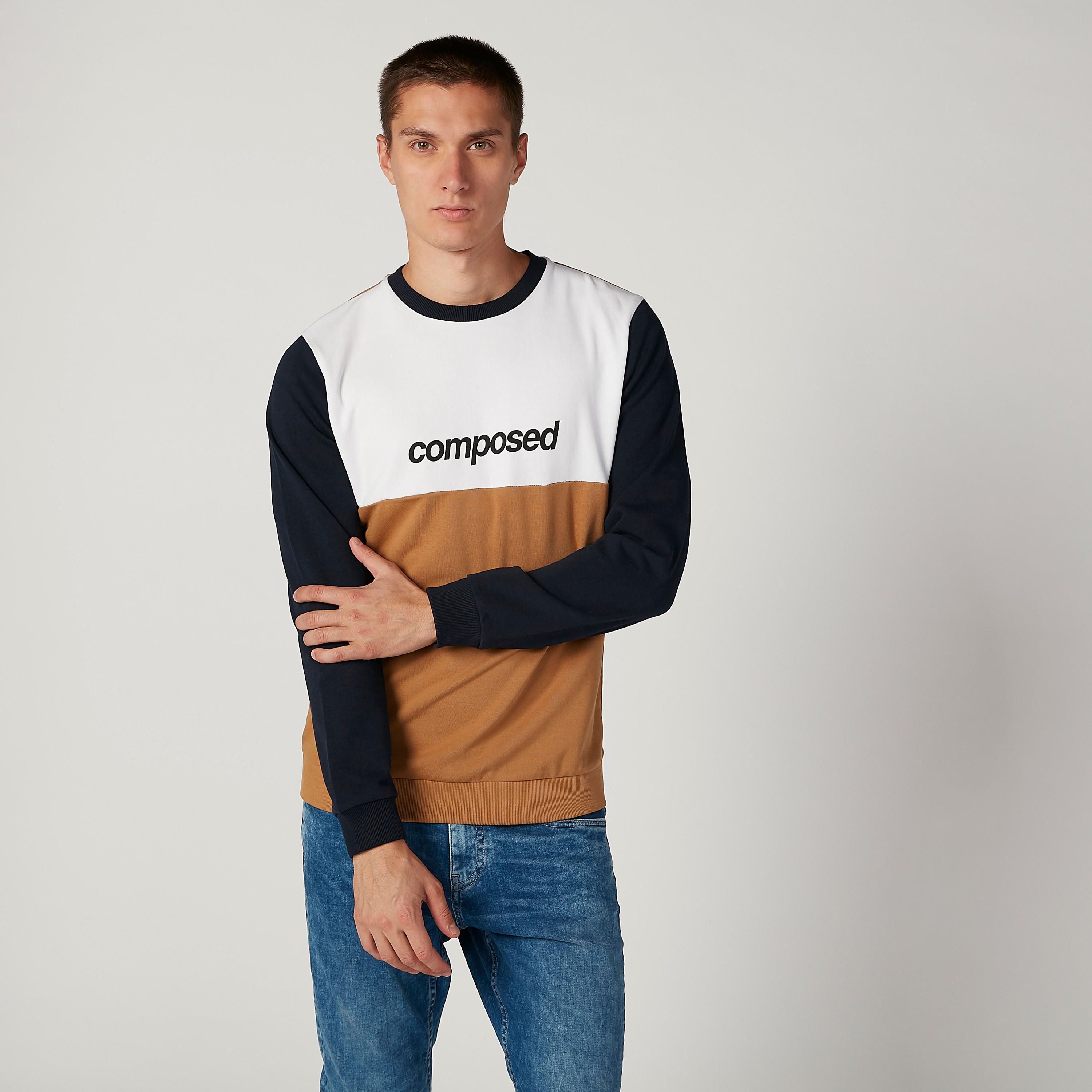 Sustainable Printed with Crew Neck and Long Sleeves-men-winterwear-hoodiesandsweatshirts-image-1