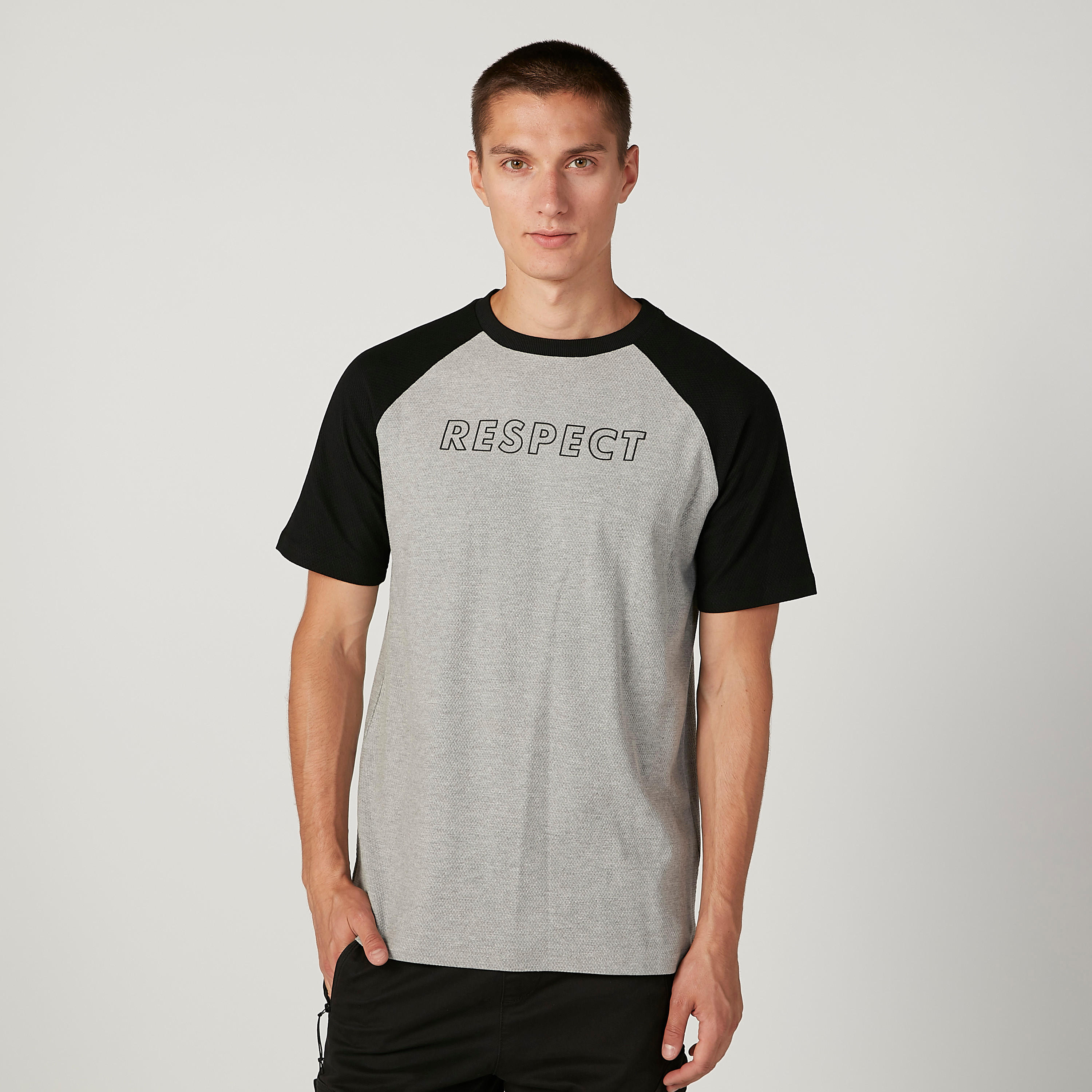 Printed Round Neck T-shirt with Raglan Sleeves-men-clothing-tshirtsandpolos-tshirts-image-1