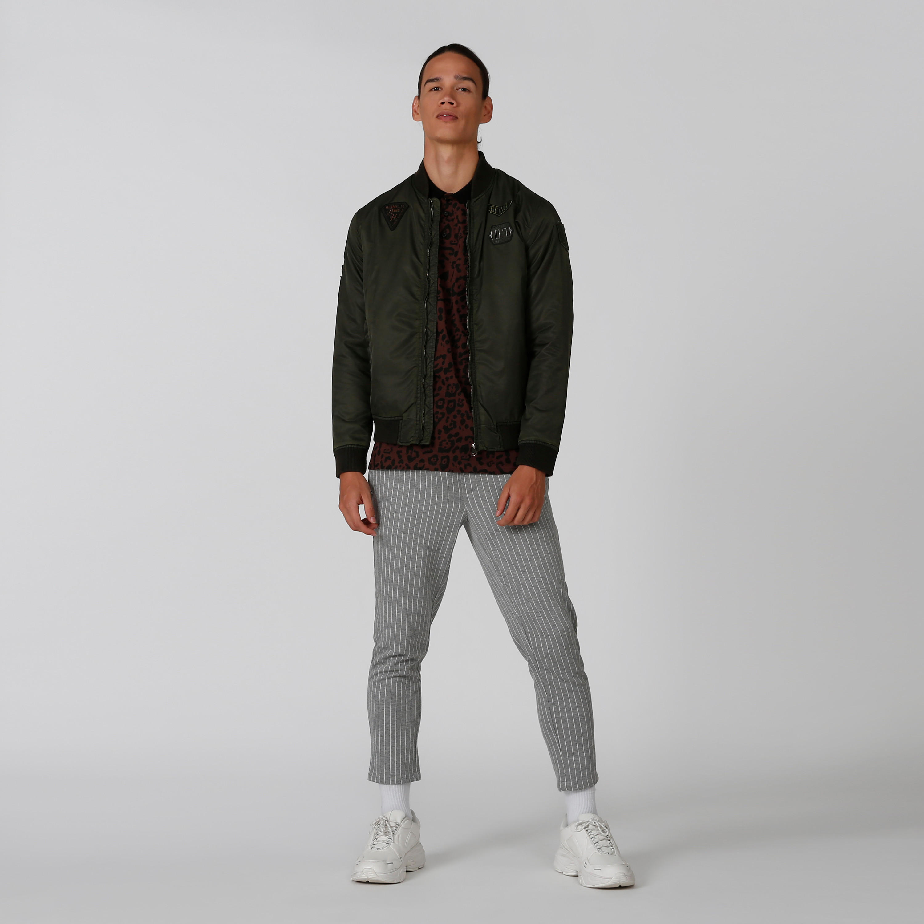 تيشيرت بولو بأكمام قصيرة وطبعات حيوانات-men-clothing-tshirtsandpolos-polos-image-4