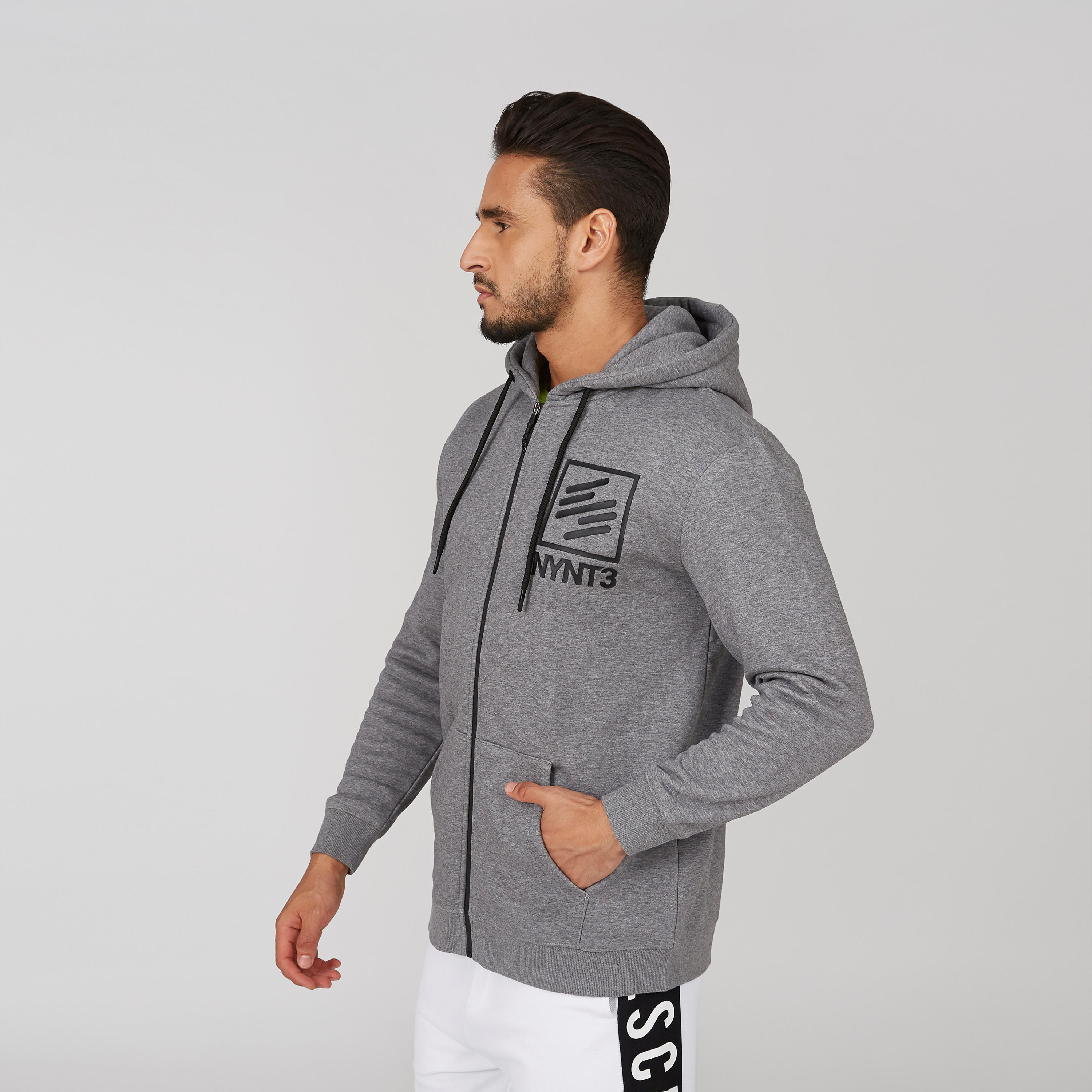 Printed Jacket with Long Sleeves and Pockets-men-clothing-jacketsandblazers-jackets-image-1