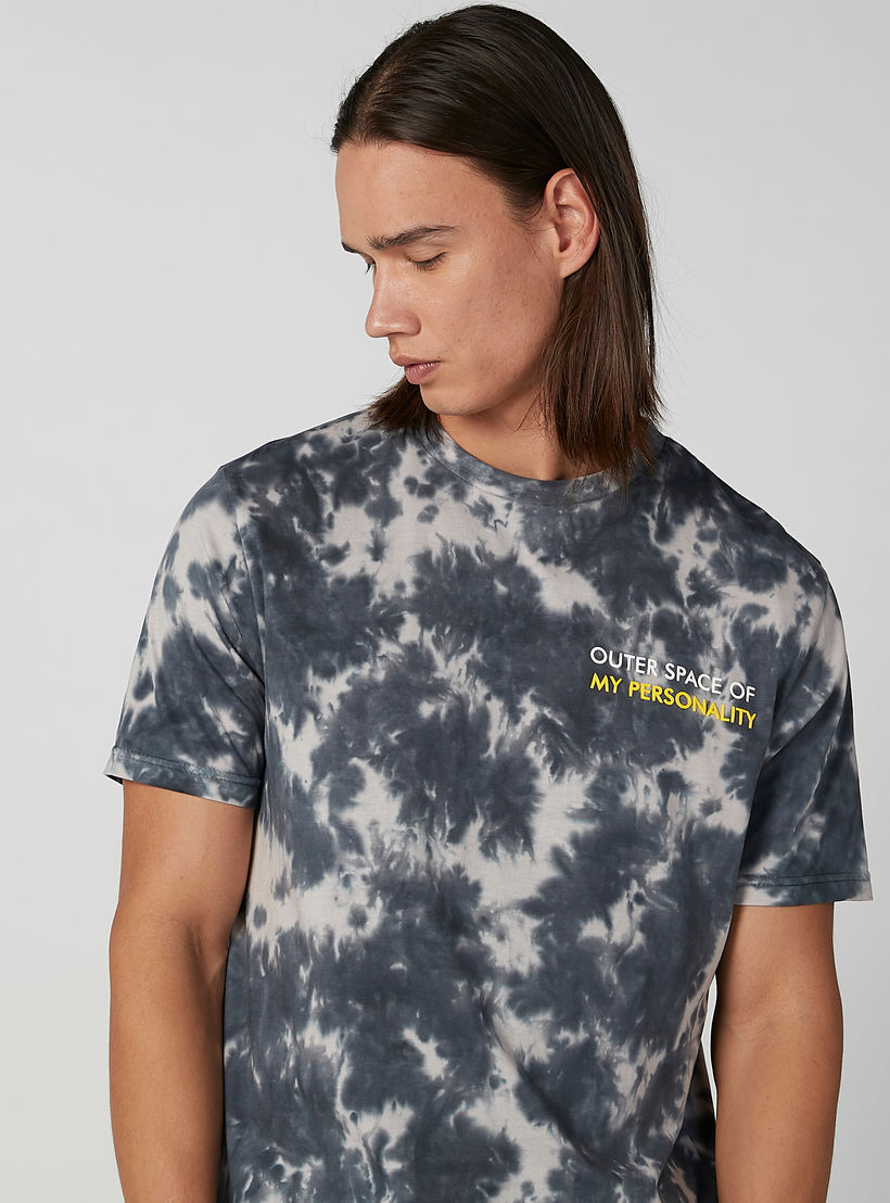 Printed T-shirt with Round Neck and Short Sleeves-men-clothing-tshirtsandpolos-tshirts-image-3
