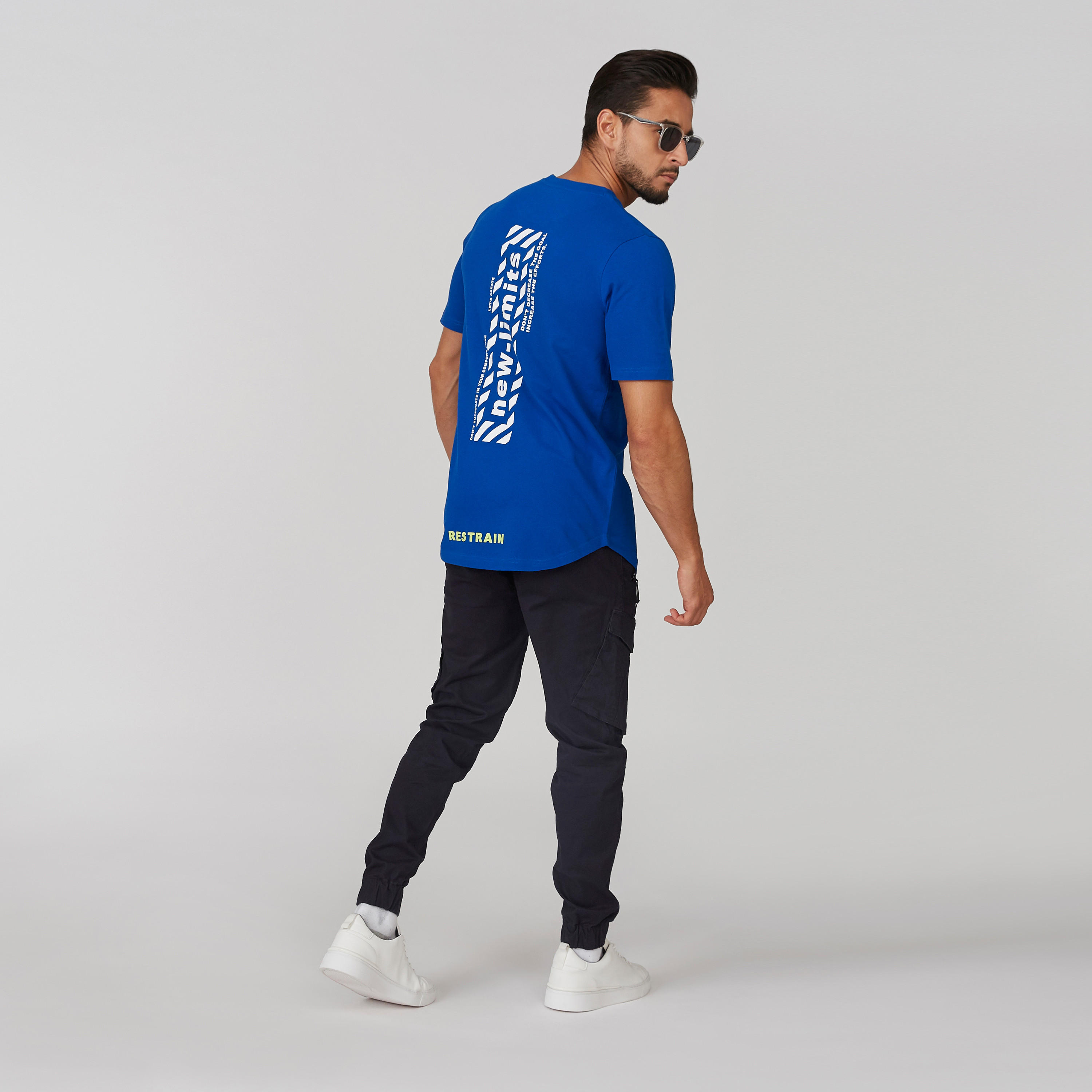 Printed T-shirt with Round Neck and Short Sleeves-men-clothing-tshirtsandpolos-tshirts-image-1