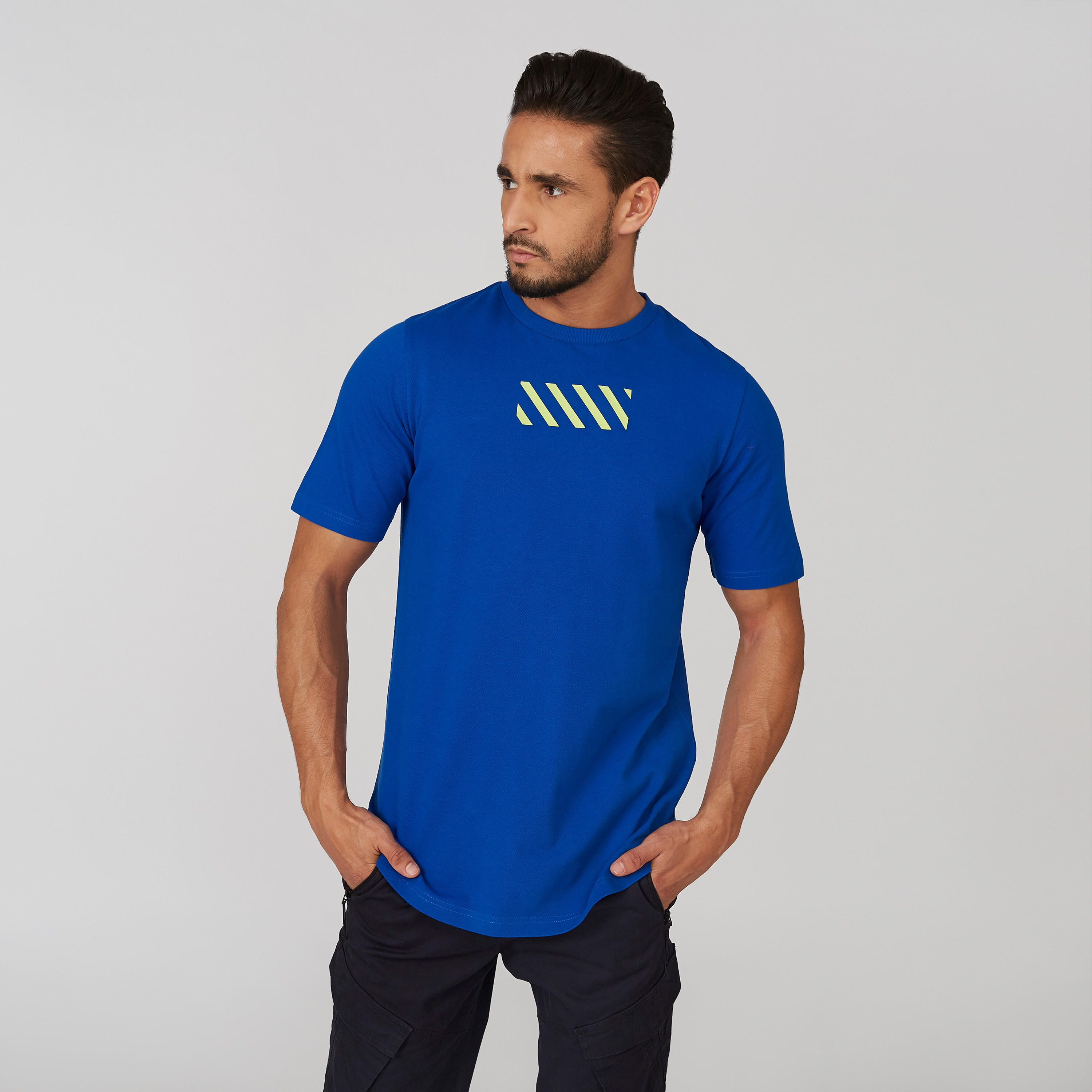 Printed T-shirt with Round Neck and Short Sleeves-men-clothing-tshirtsandpolos-tshirts-image-4