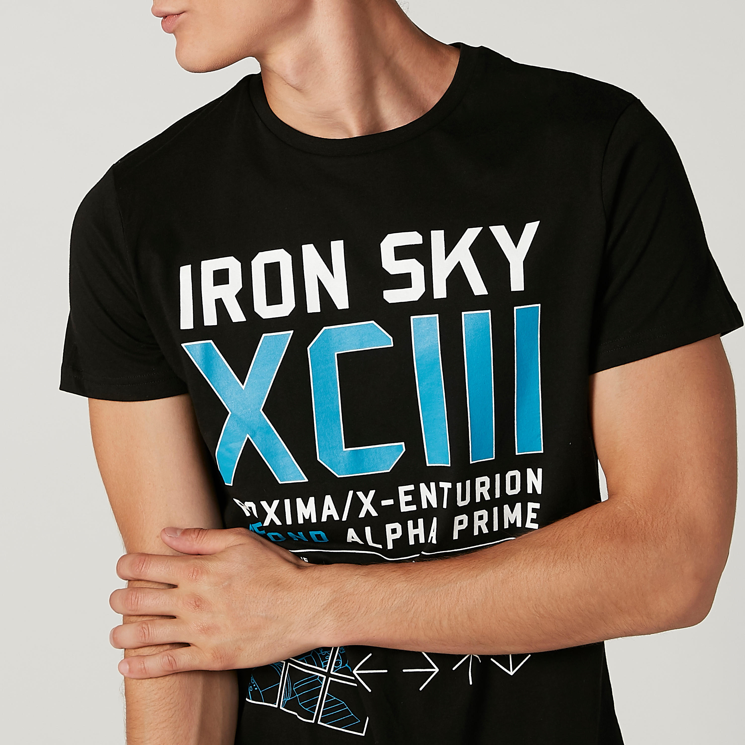 Printed T-shirt with Round Neck and Short Sleeves-men-clothing-tshirtsandpolos-tshirts-image-3