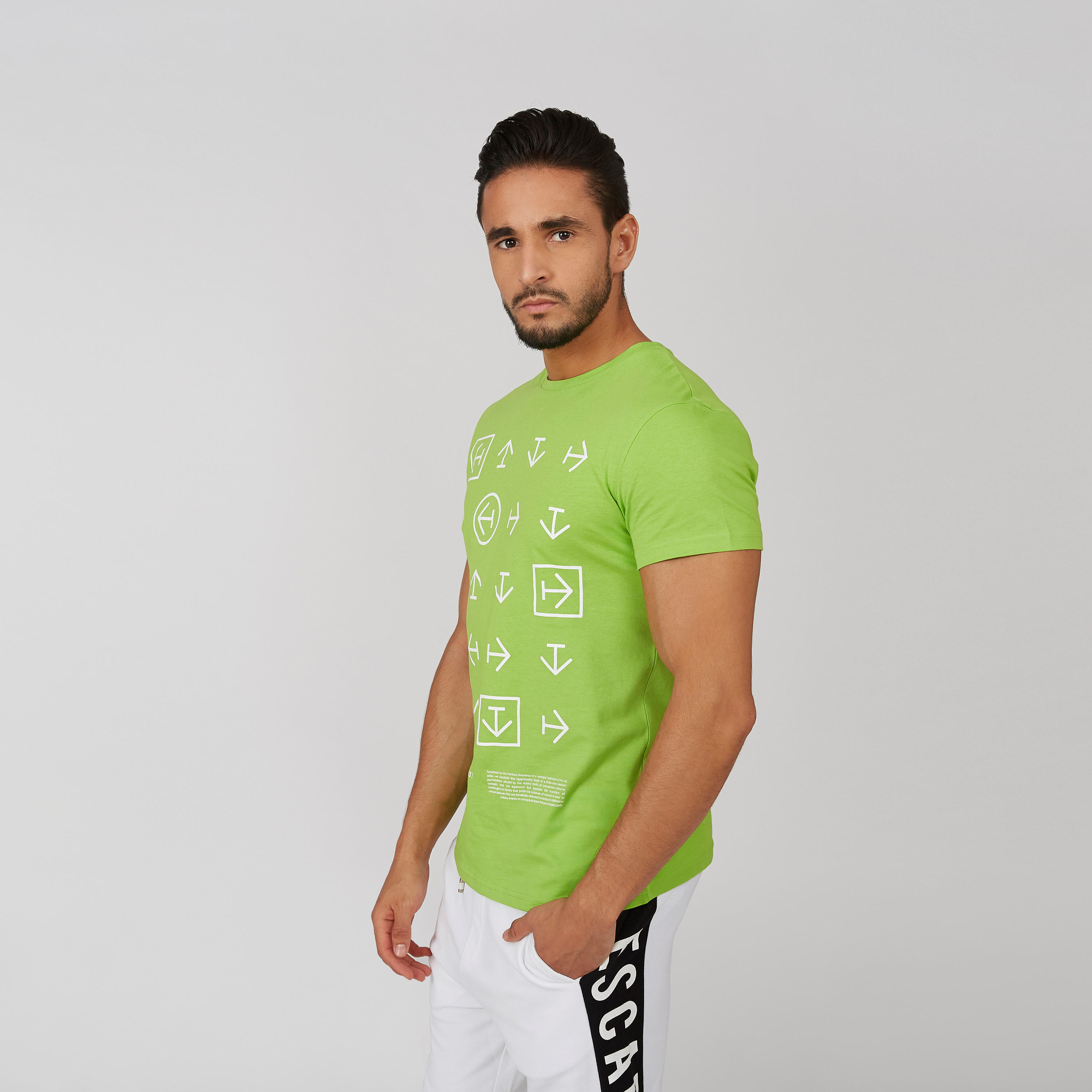 Printed T-shirt with Round Neck and Short Sleeves-men-clothing-tshirtsandpolos-tshirts-image-3