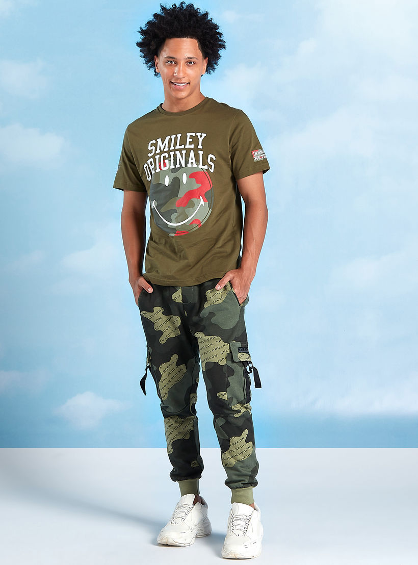 Printed Jog Pants with Pocket Detail and Elasticised Waistband-men-clothing-bottoms-joggers-image-2