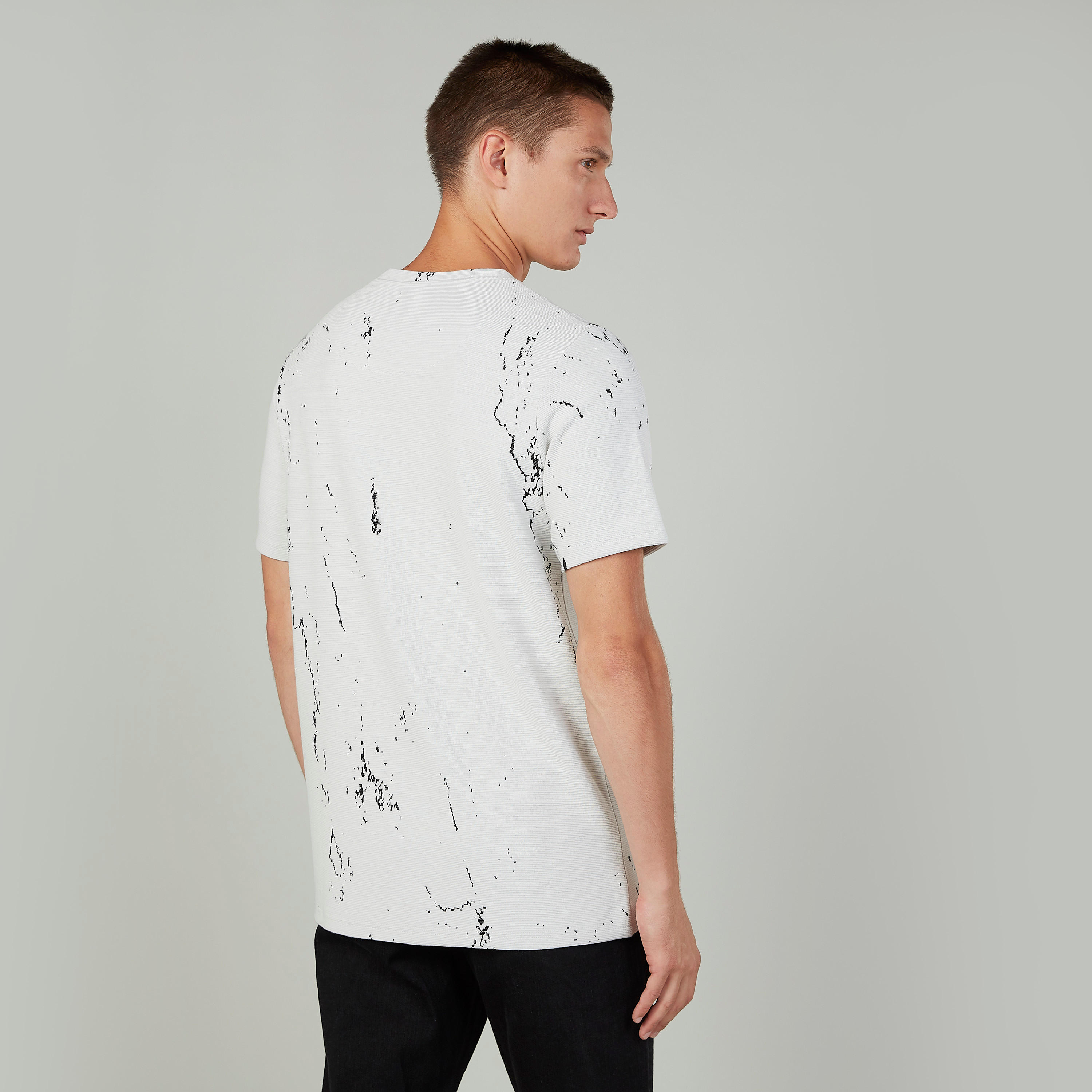 Slim Fit Printed T-shirt with Crew Neck and Short Sleeves-men-clothing-tshirtsandpolos-tshirts-image-4