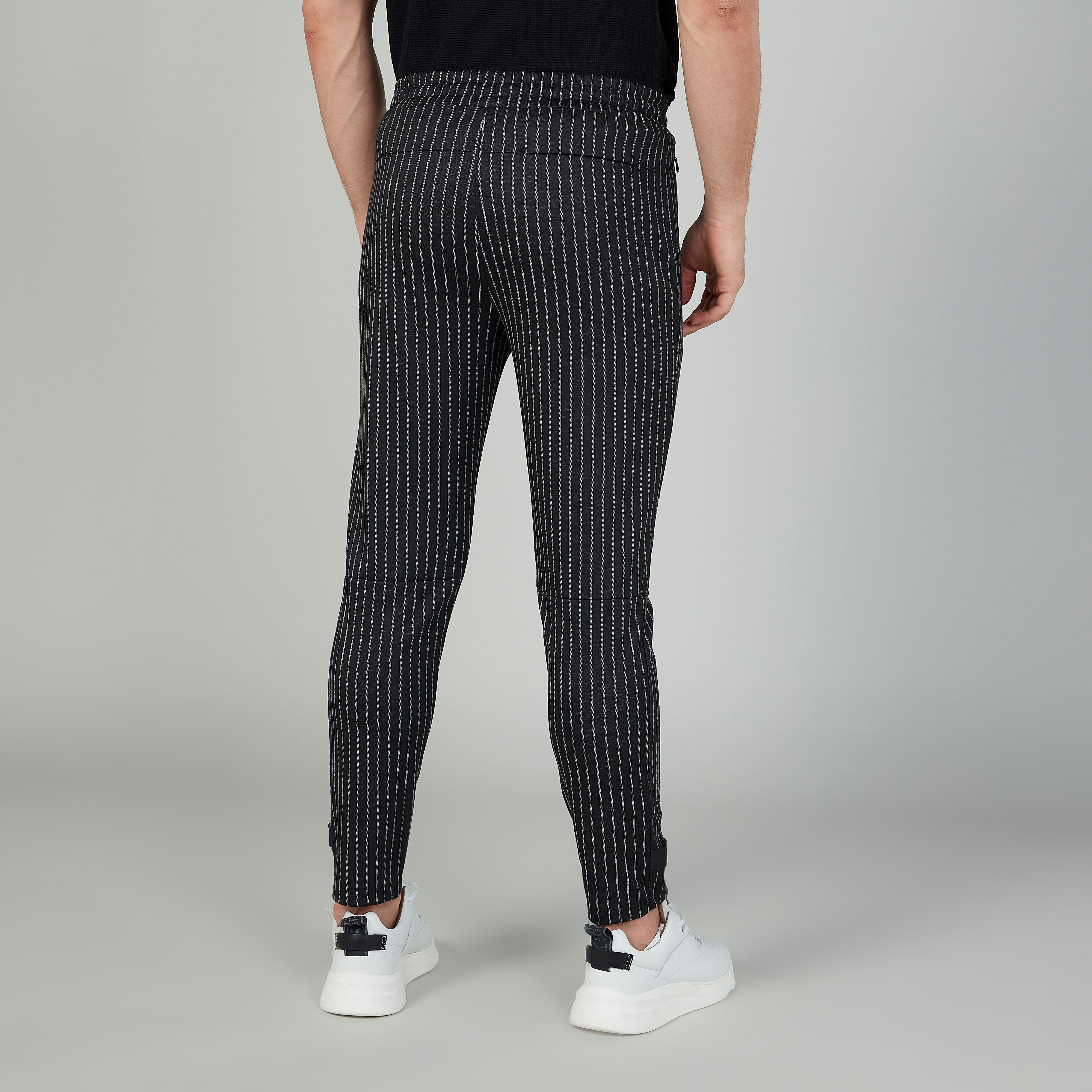 بنطلون مخطط طويل بجيوب وحلقات للحزام-men-clothing-bottoms-trousersandchinos-trousers-image-4