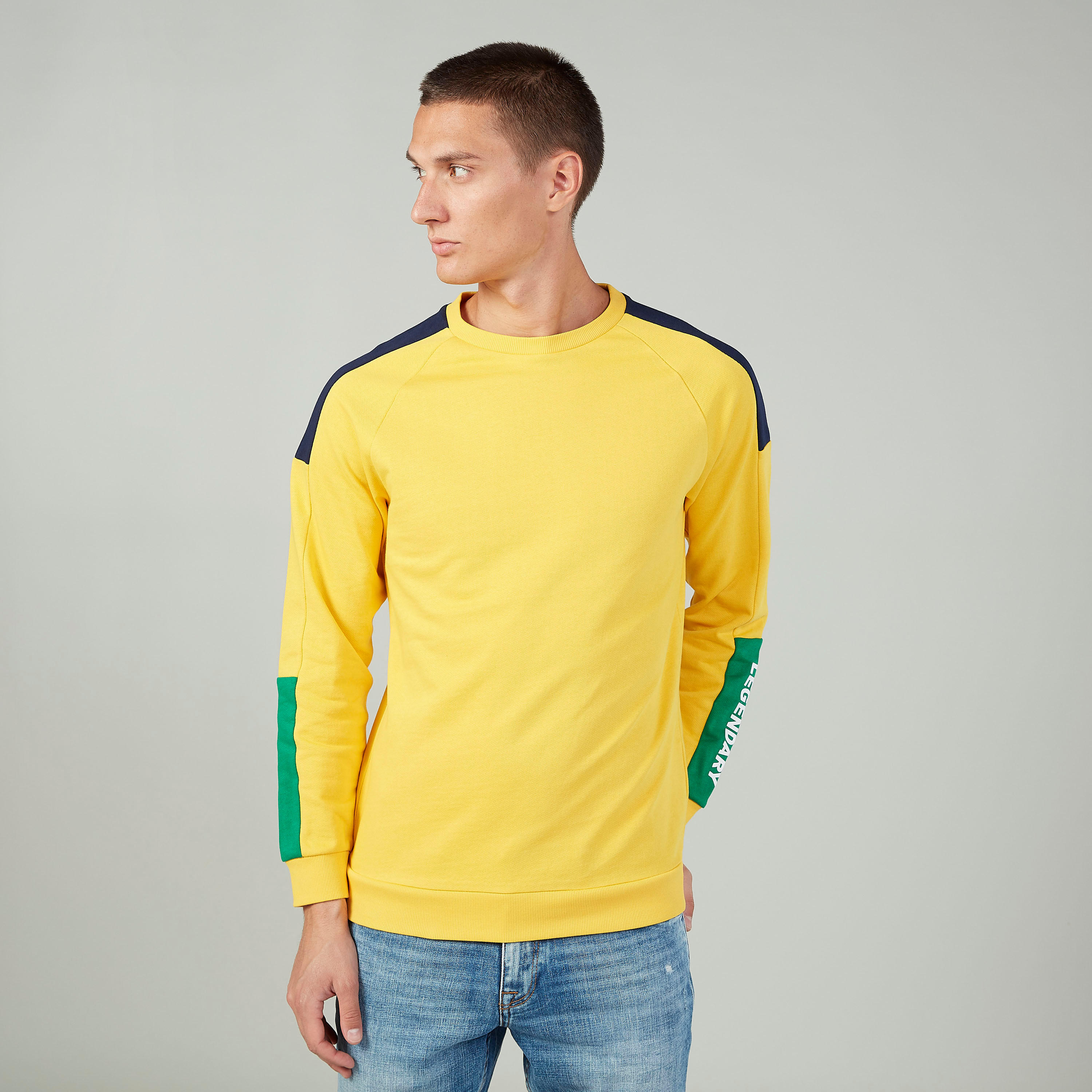 Slim Fit Printed Sweater with Crew Neck and Long Sleeves-men-winterwear-hoodiesandsweatshirts-image-1