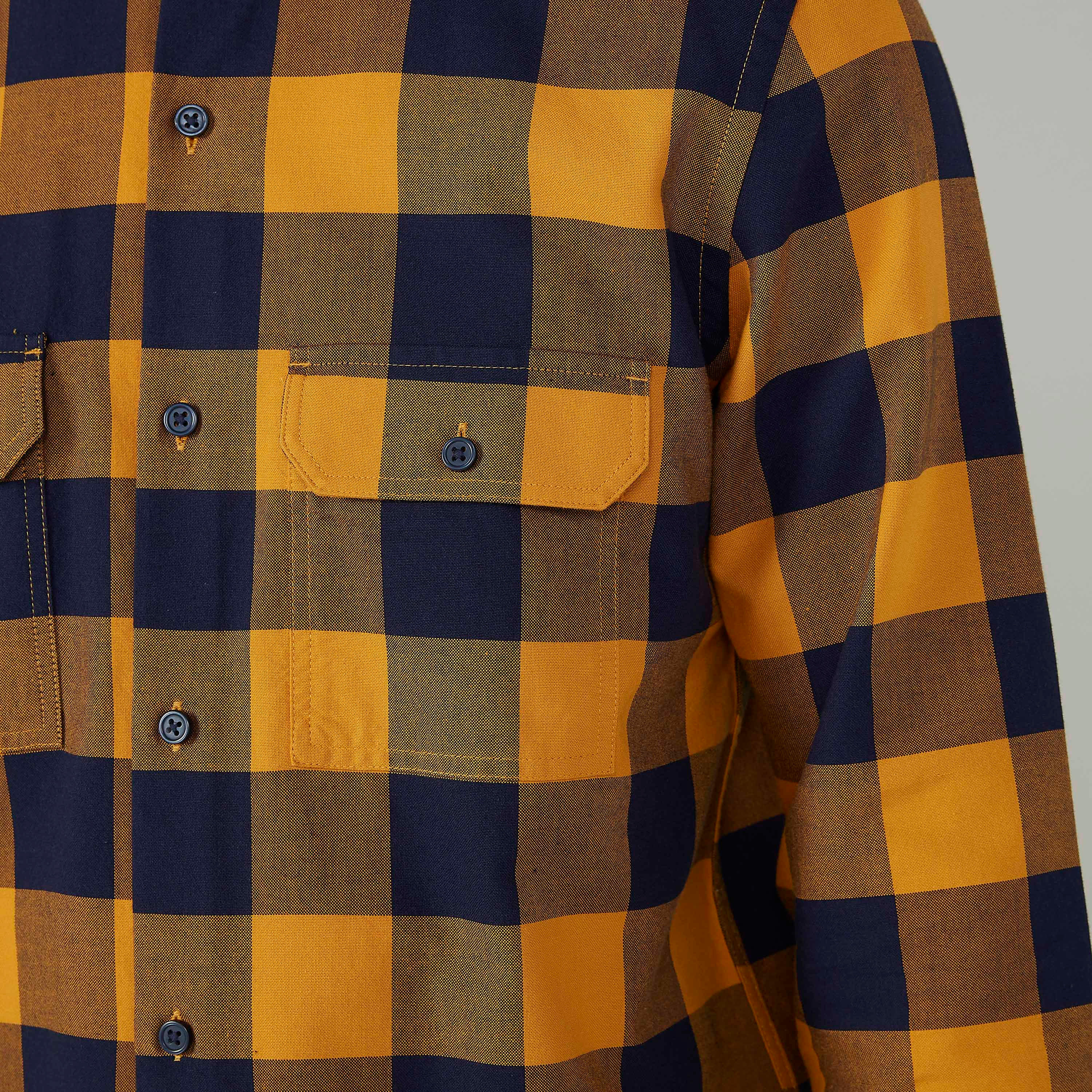 قميص سليم كاروهات بياقة عادية وأكمام طويلة-men-clothing-shirts-image-3