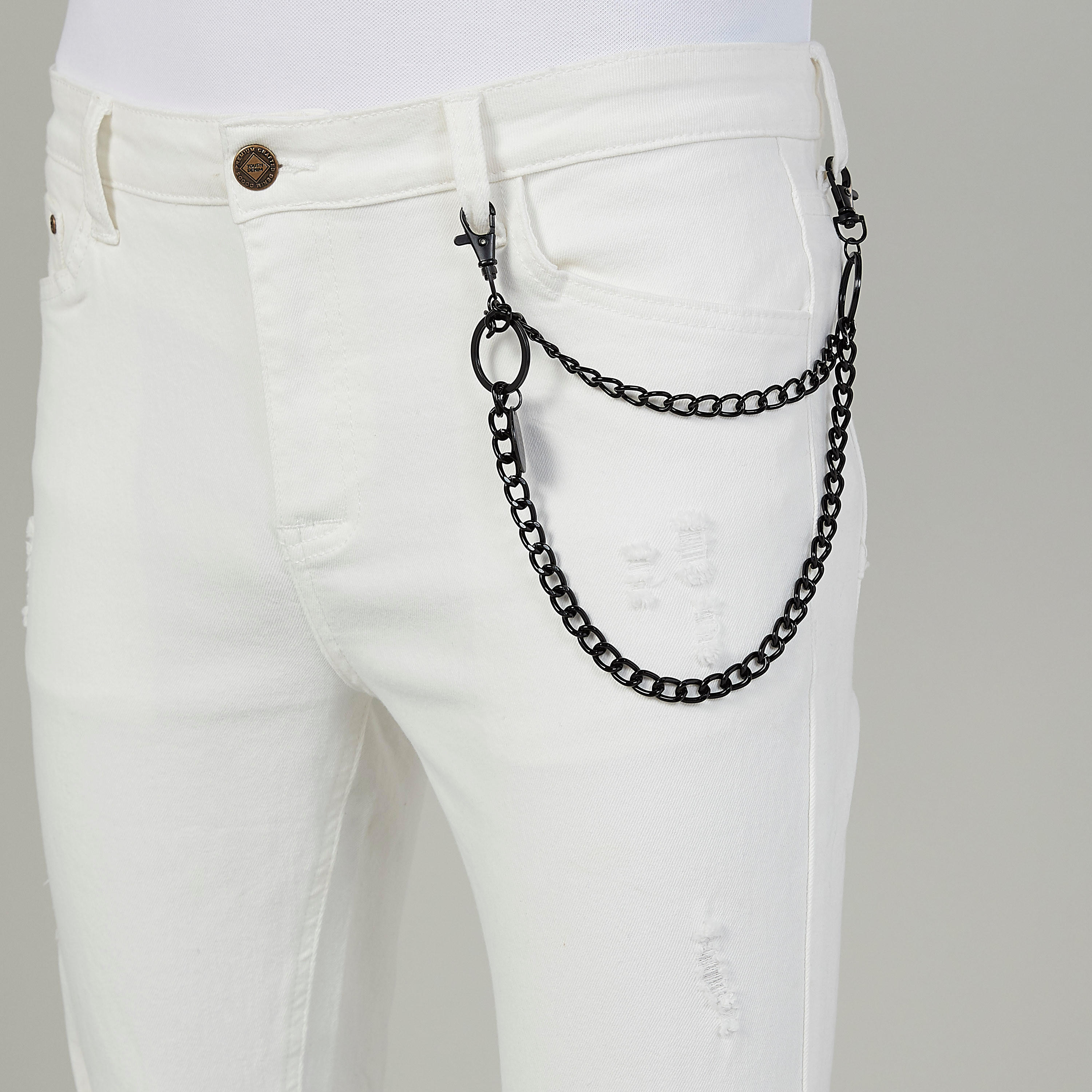 Full Length Distressed Jeans with Pocket Detail and Belt Loops-men-clothing-bottoms-jeans-image-3