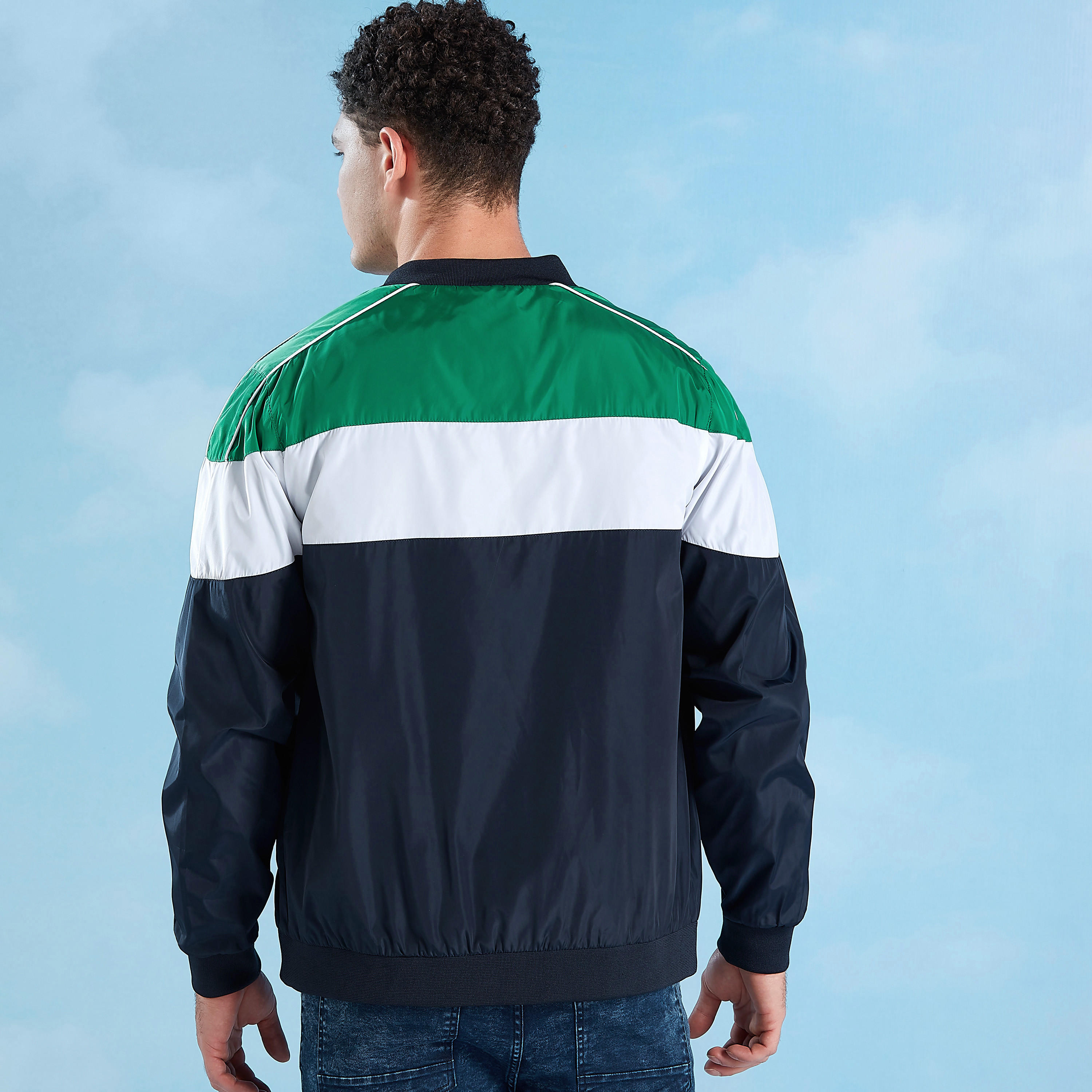 جاكيت بومبر قوالب ملوّنة بأكمام طويلة وتفاصيل جيوب-men-clothing-jacketsandblazers-jackets-image-4