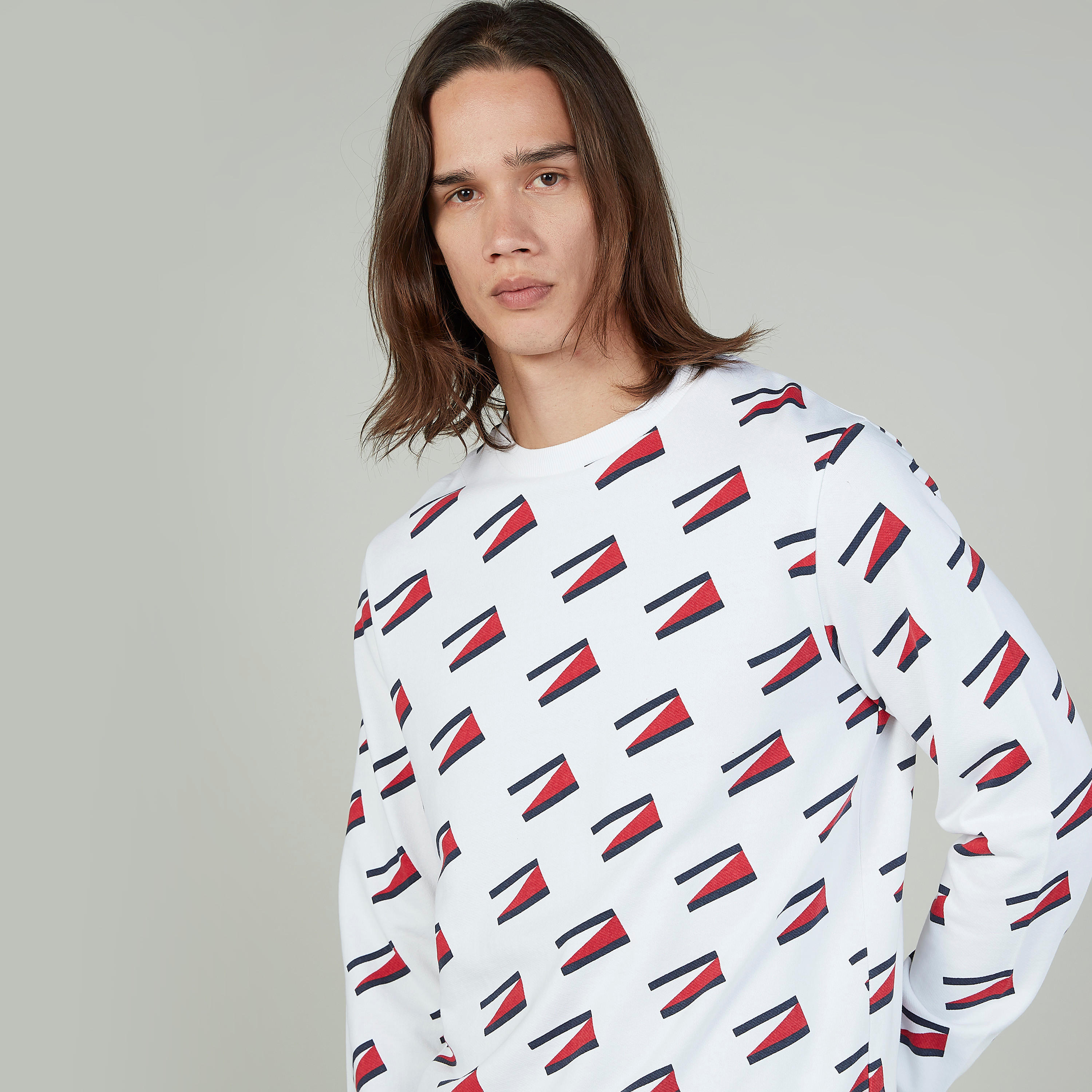 Slim Fit Printed Sweatshirt with Crew Neck and Long Sleeves-men-winterwear-hoodiesandsweatshirts-image-3