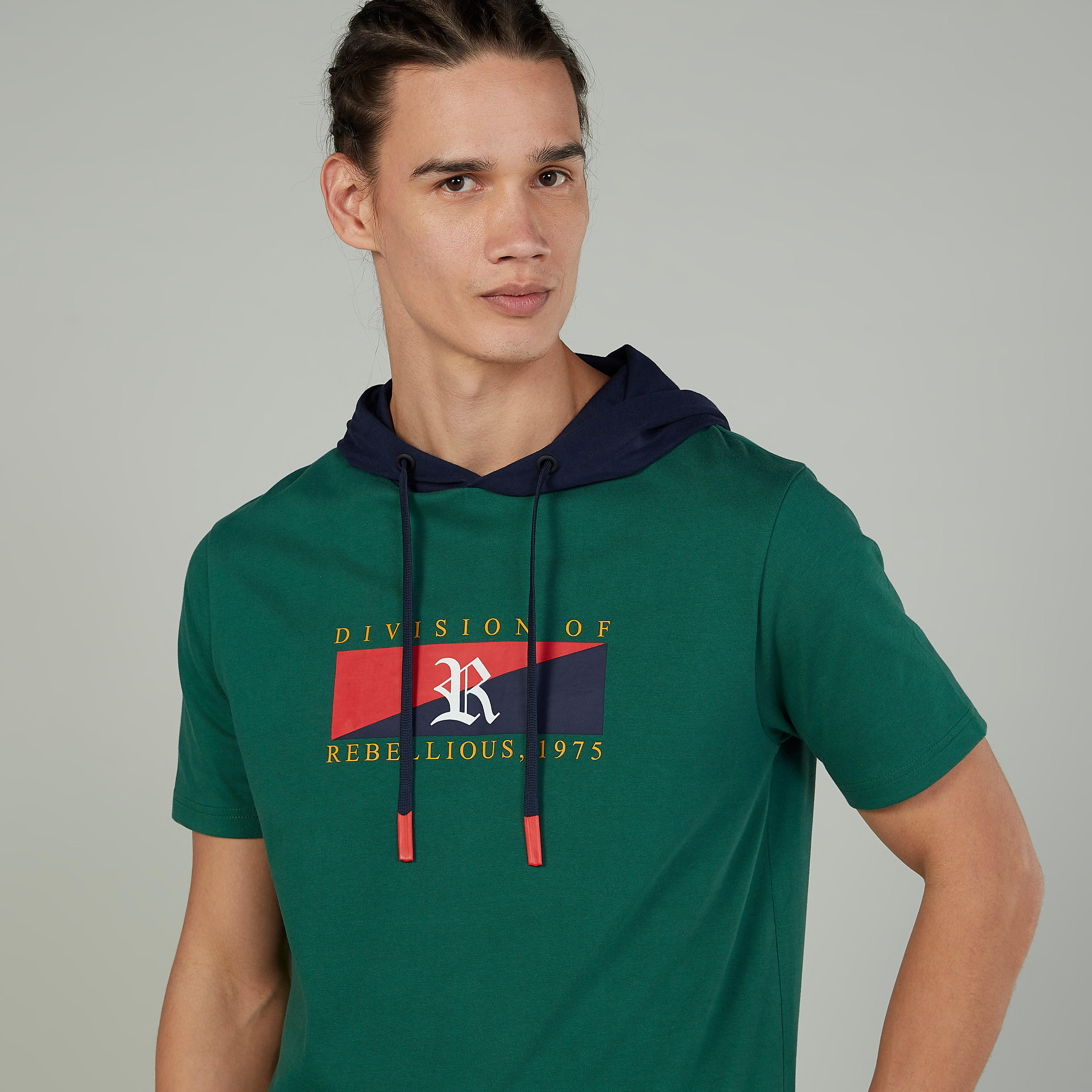 Sustainable Printed T-shirt with Short Sleeves and Hood-men-clothing-tshirtsandpolos-tshirts-image-3