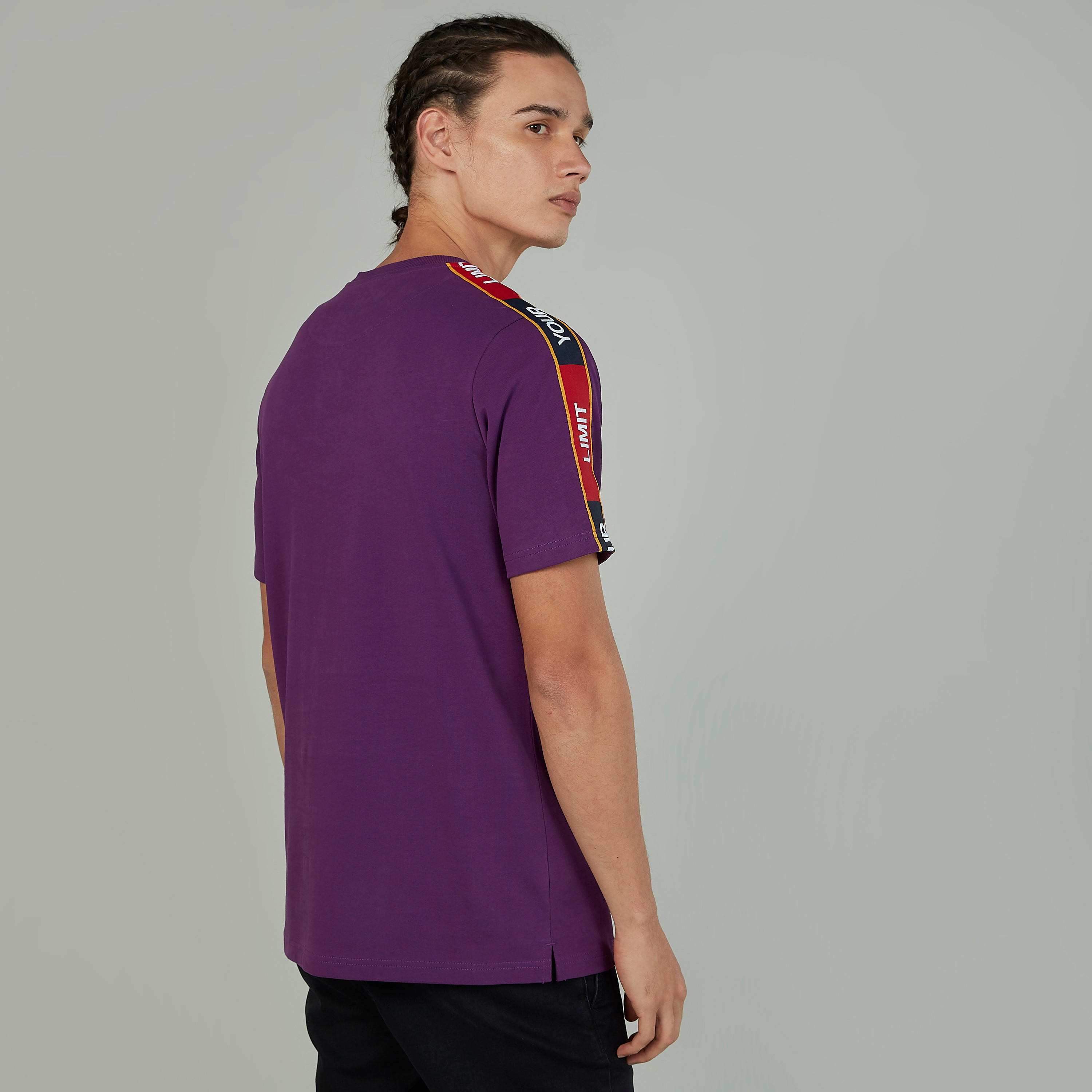 Printed T-shirt with Crew Neck and Short Sleeves-men-clothing-tshirtsandpolos-tshirts-image-4