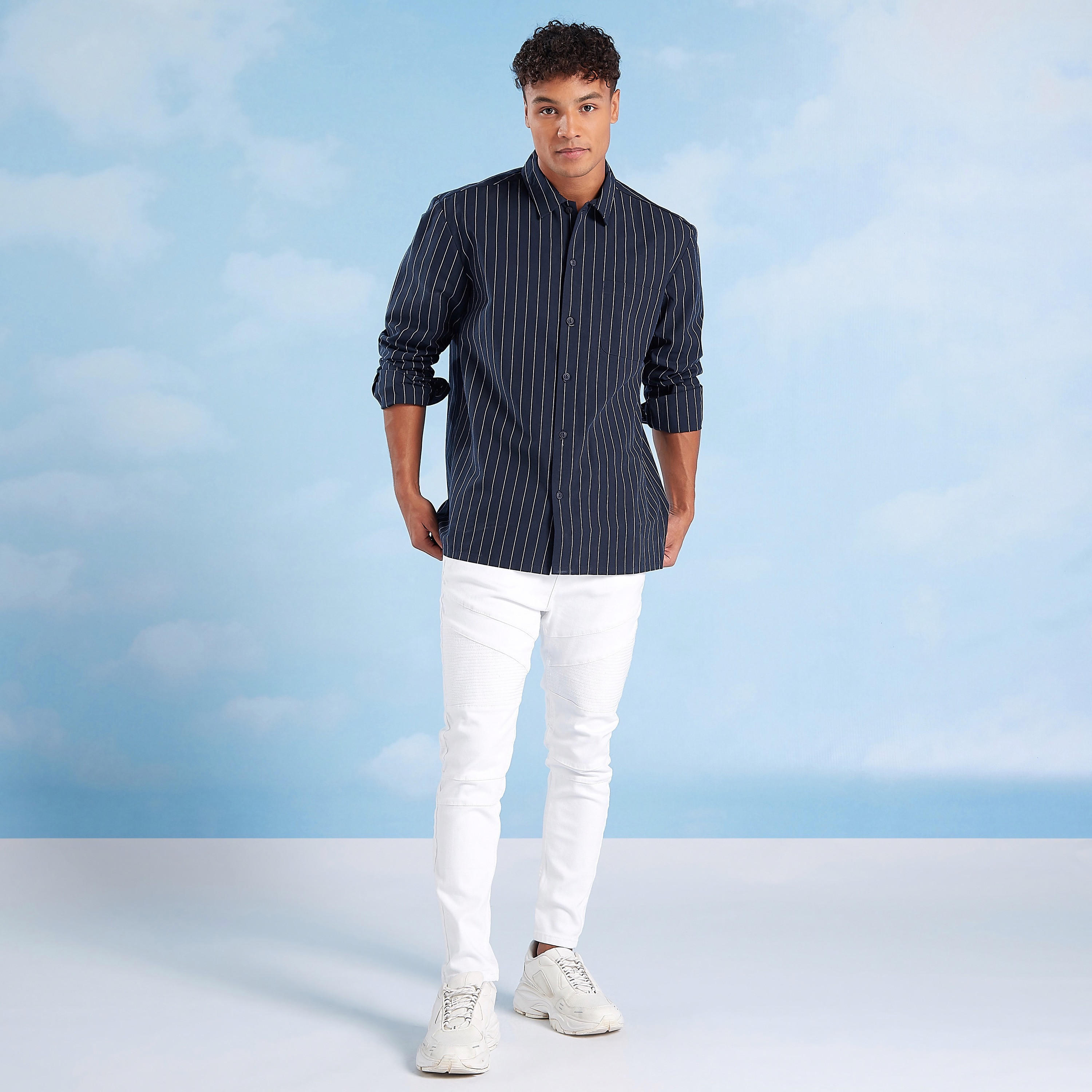 قميص مقلّم بياقة عادية وأكمام طويلة-men-clothing-jacketsandblazers-jackets-image-3