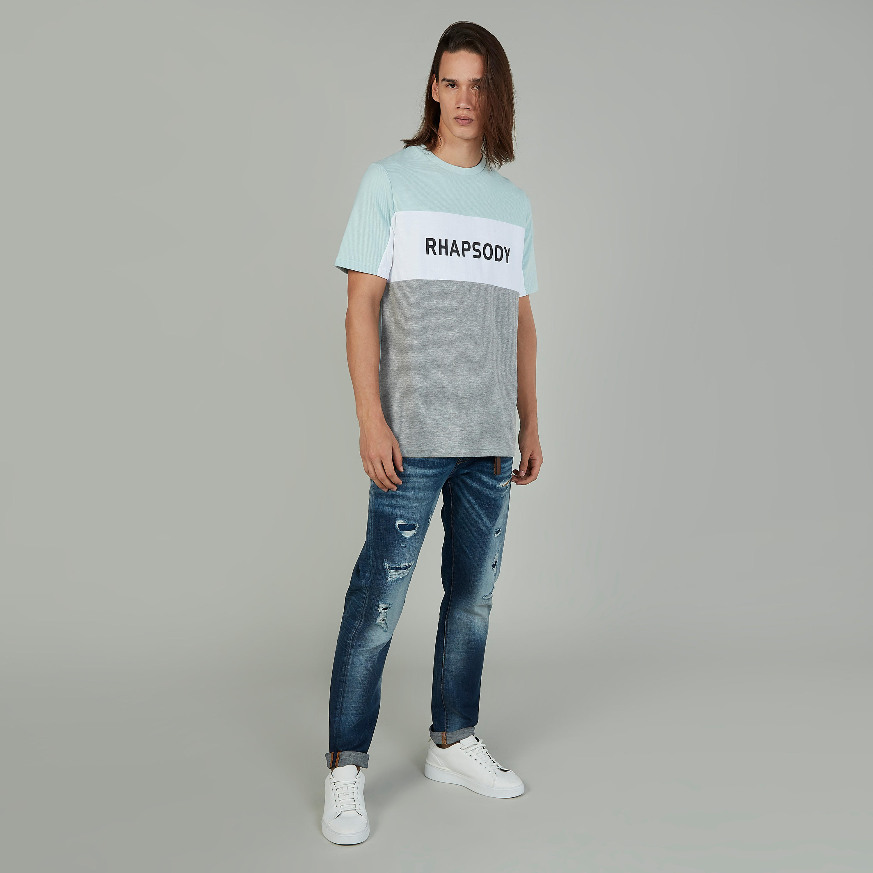 Slim Fit Printed T-shirt with Crew Neck and Short Sleeves-men-clothing-tshirtsandpolos-tshirts-image-2