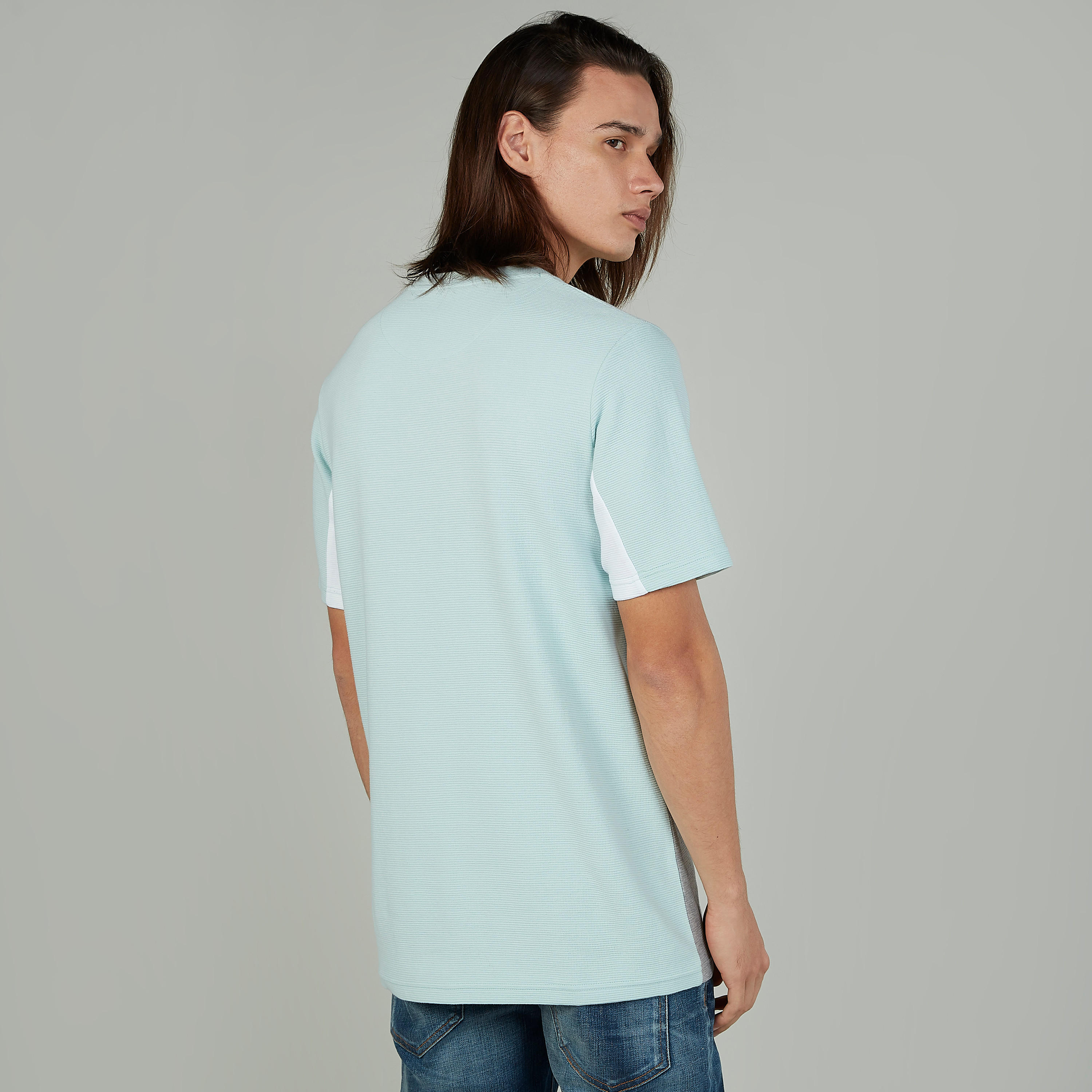 Slim Fit Printed T-shirt with Crew Neck and Short Sleeves-men-clothing-tshirtsandpolos-tshirts-image-4