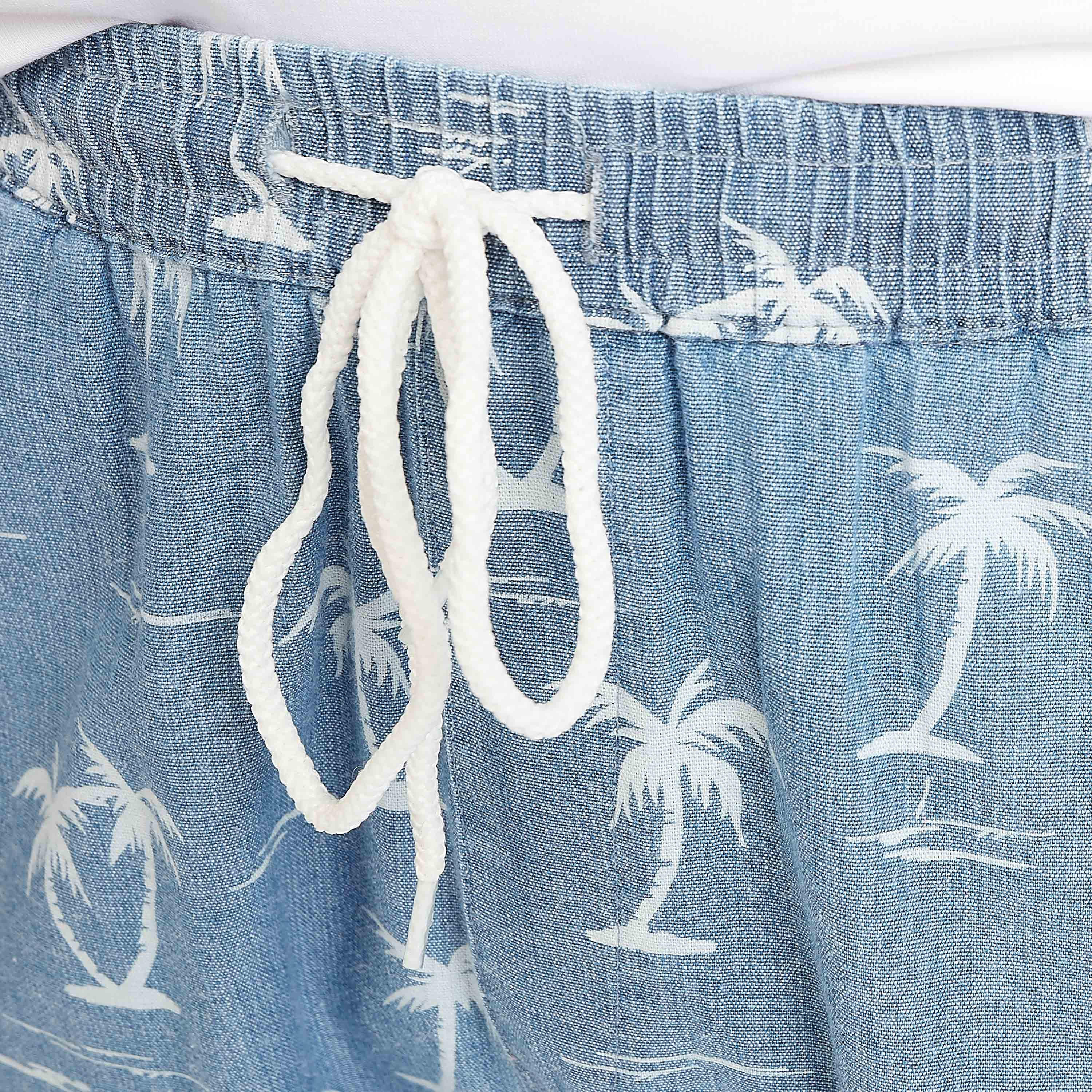 Printed Mid-Rise Shorts with Pocket Detail and Drawstring-men-clothing-bottoms-shorts-image-3