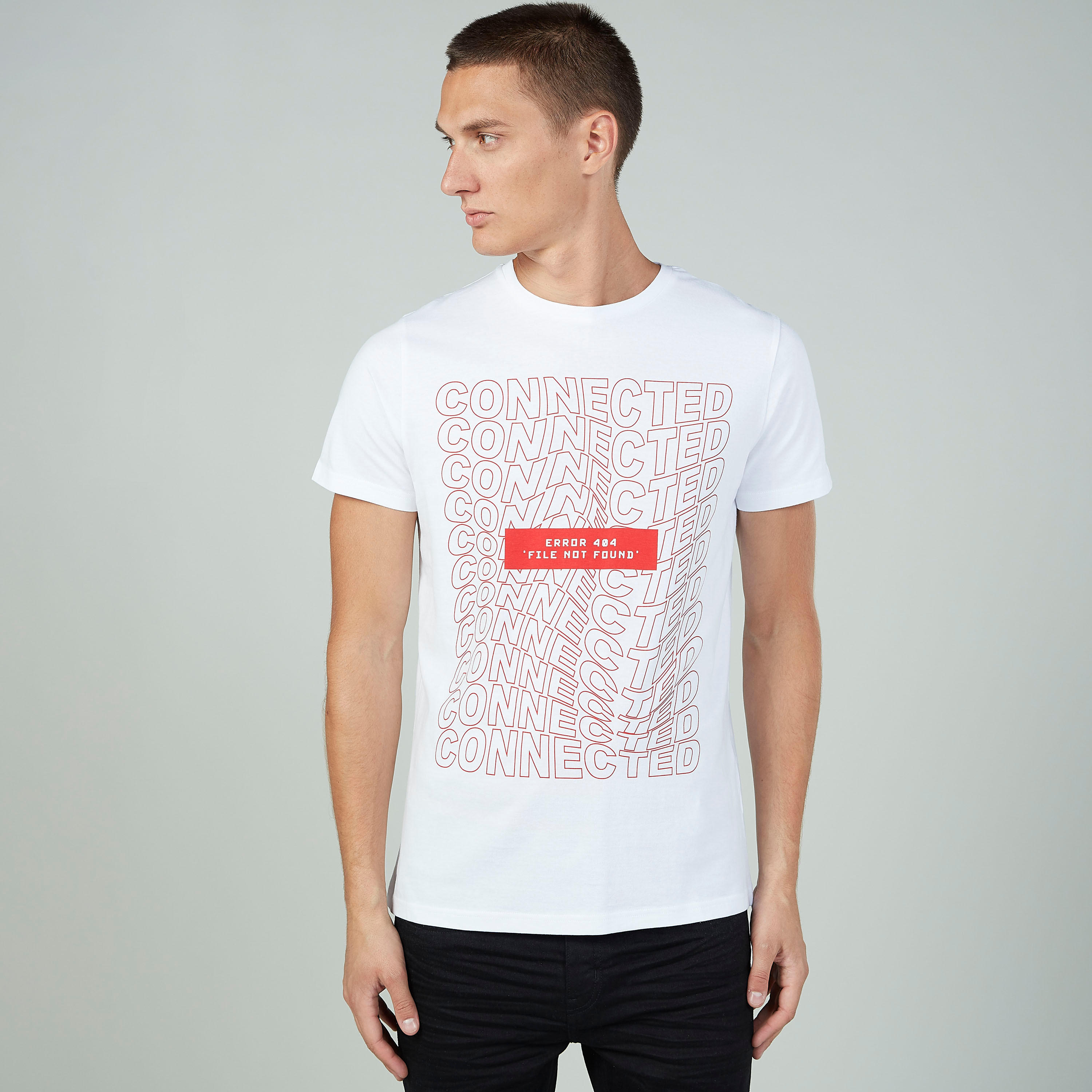 تيشيرت سليم بياقة ضيّقة وأكمام قصيرة وطبعات-men-clothing-tshirtsandpolos-tshirts-image-4