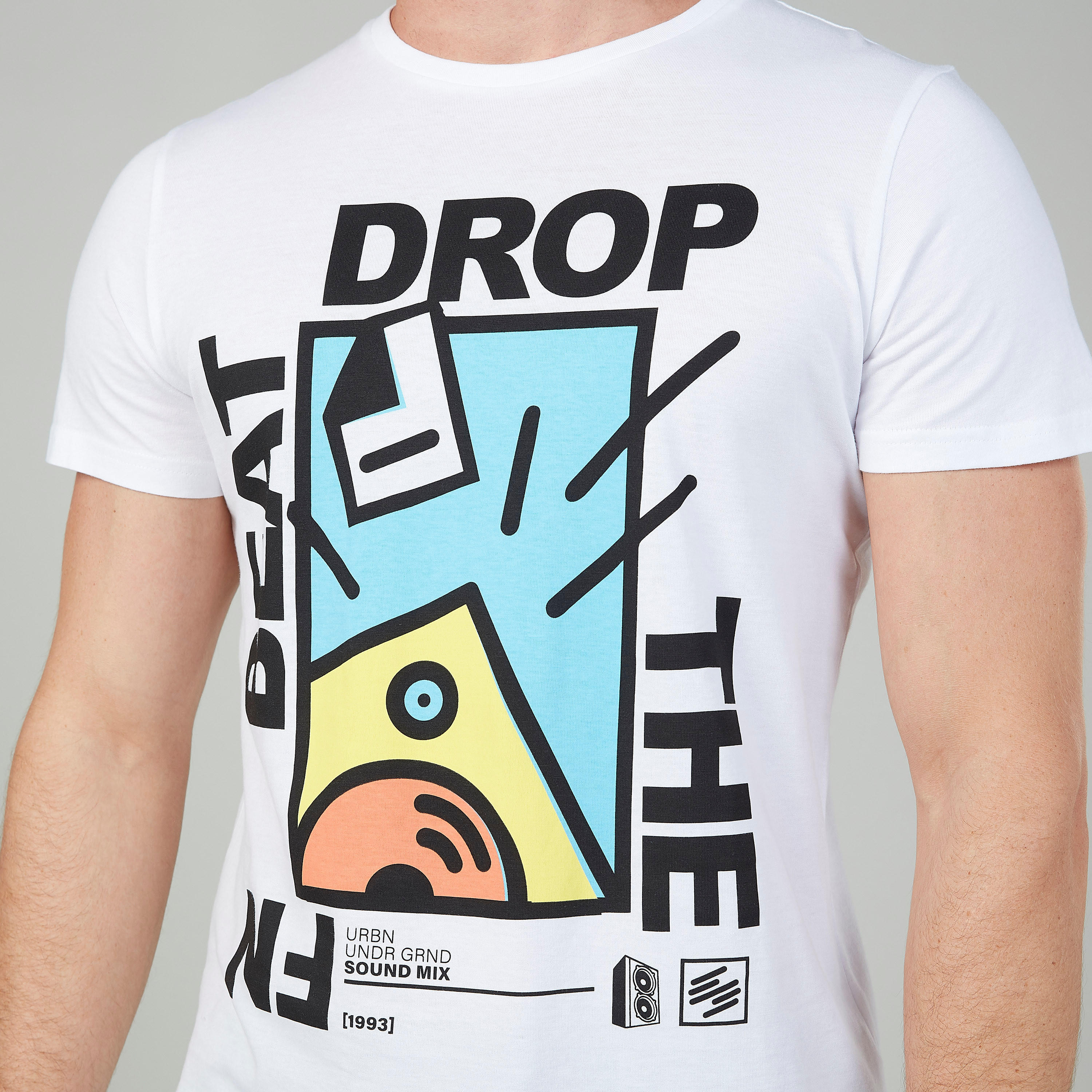 Slim Fit Printed T-shirt with Crew Neck and Short Sleeves-men-clothing-tshirtsandpolos-tshirts-image-3
