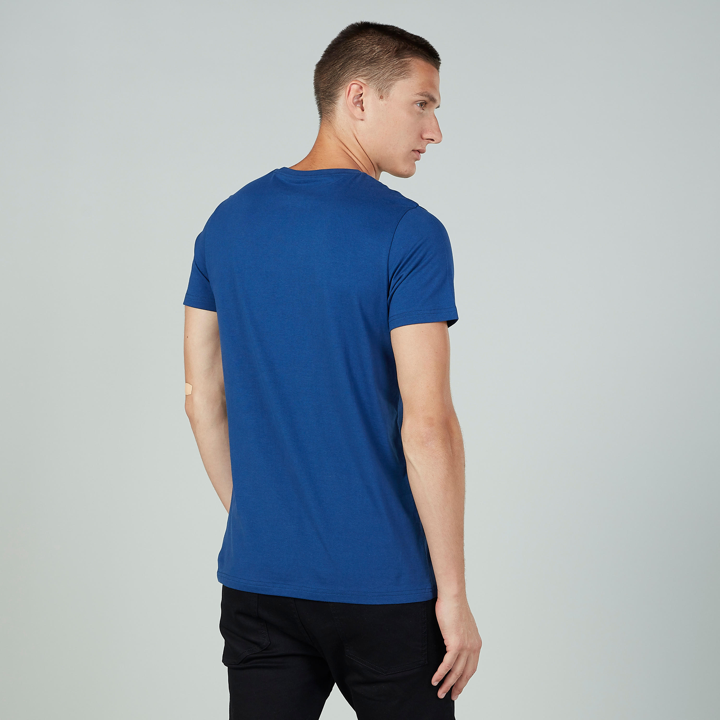 Sustainable Slim Fit Printed Crew Neck T-shirt with Short Sleeves-men-clothing-tshirtsandpolos-tshirts-image-3