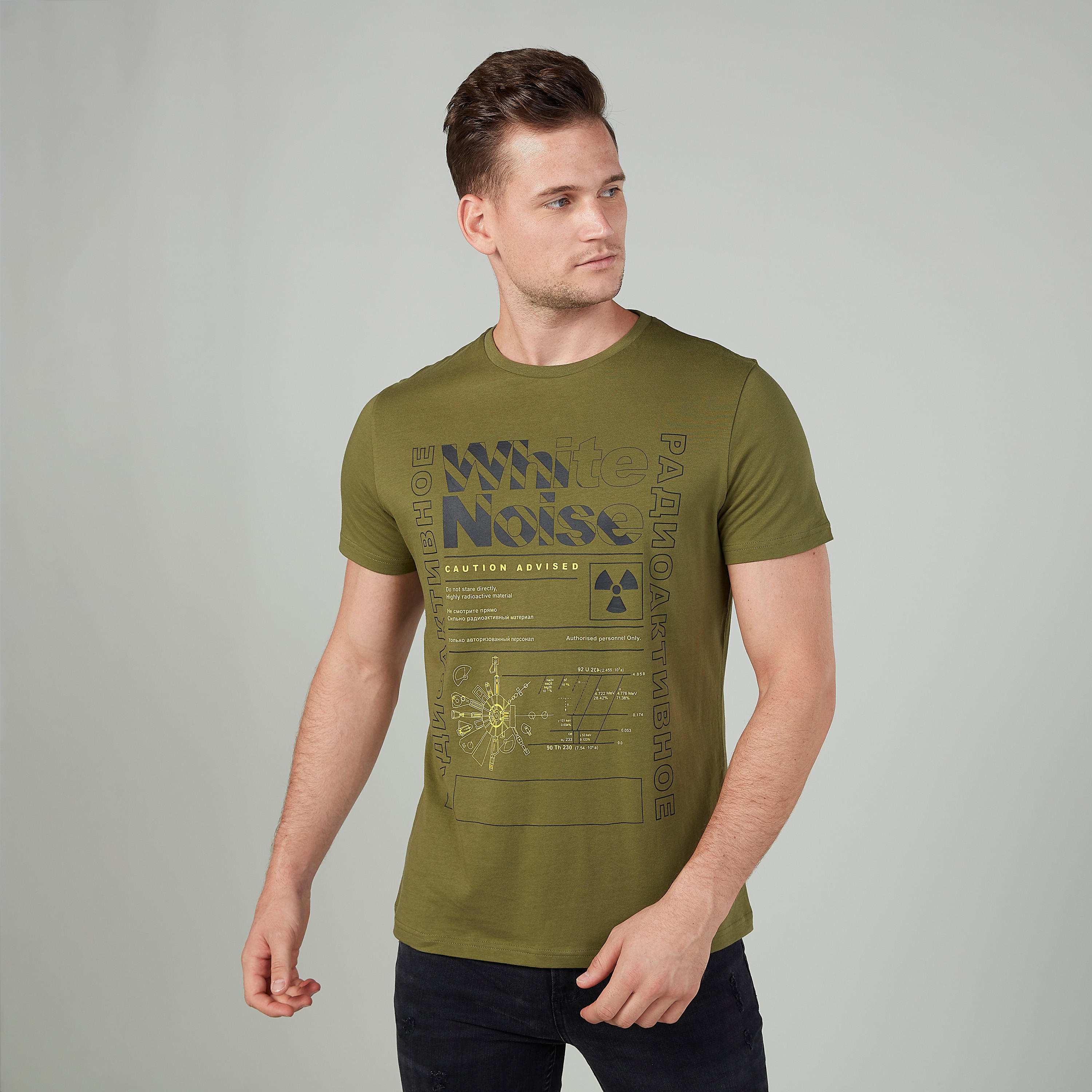 Slim Fit Printed T-shirt with Crew Neck and Short Sleeves-men-clothing-tshirtsandpolos-tshirts-image-1