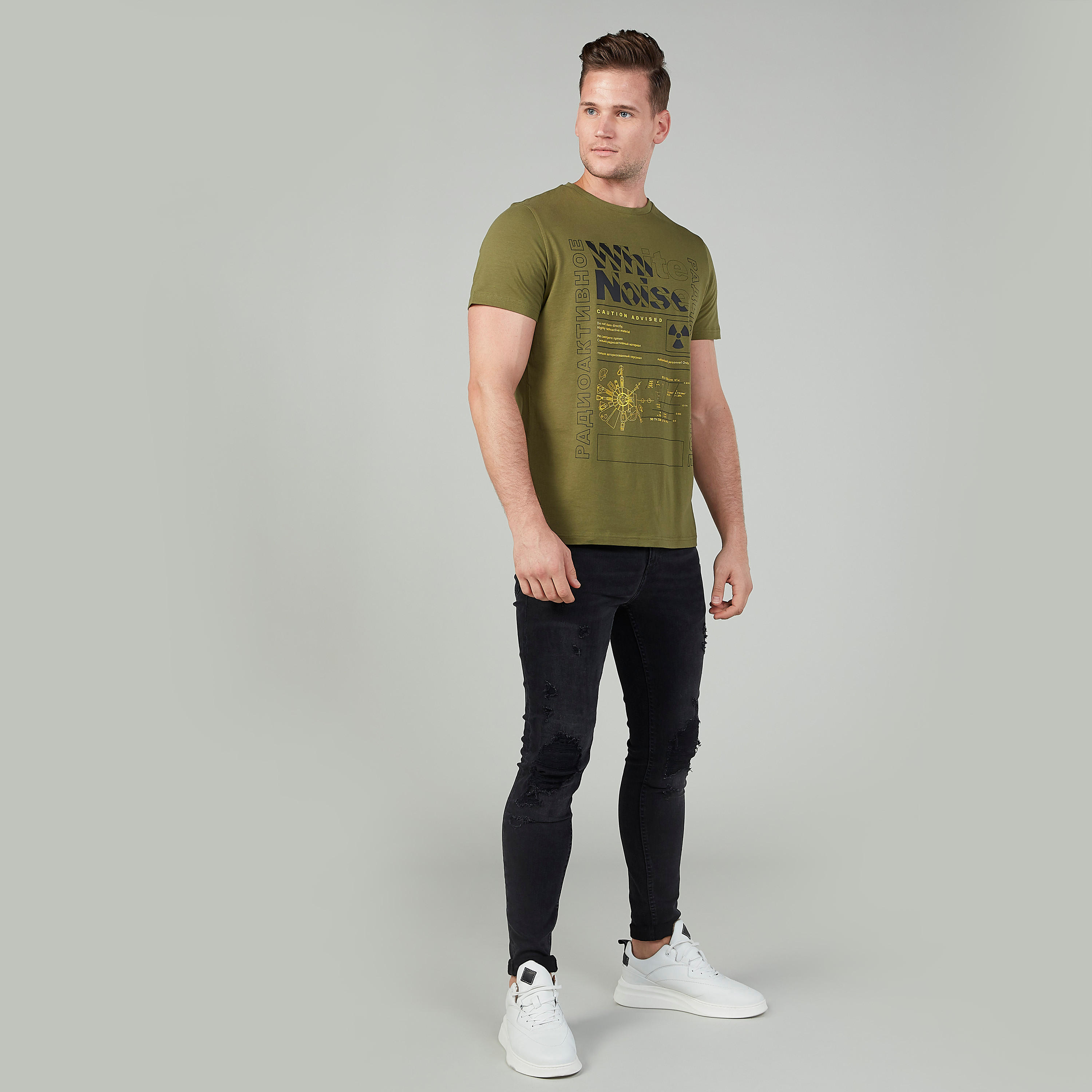 Slim Fit Printed T-shirt with Crew Neck and Short Sleeves-men-clothing-tshirtsandpolos-tshirts-image-2