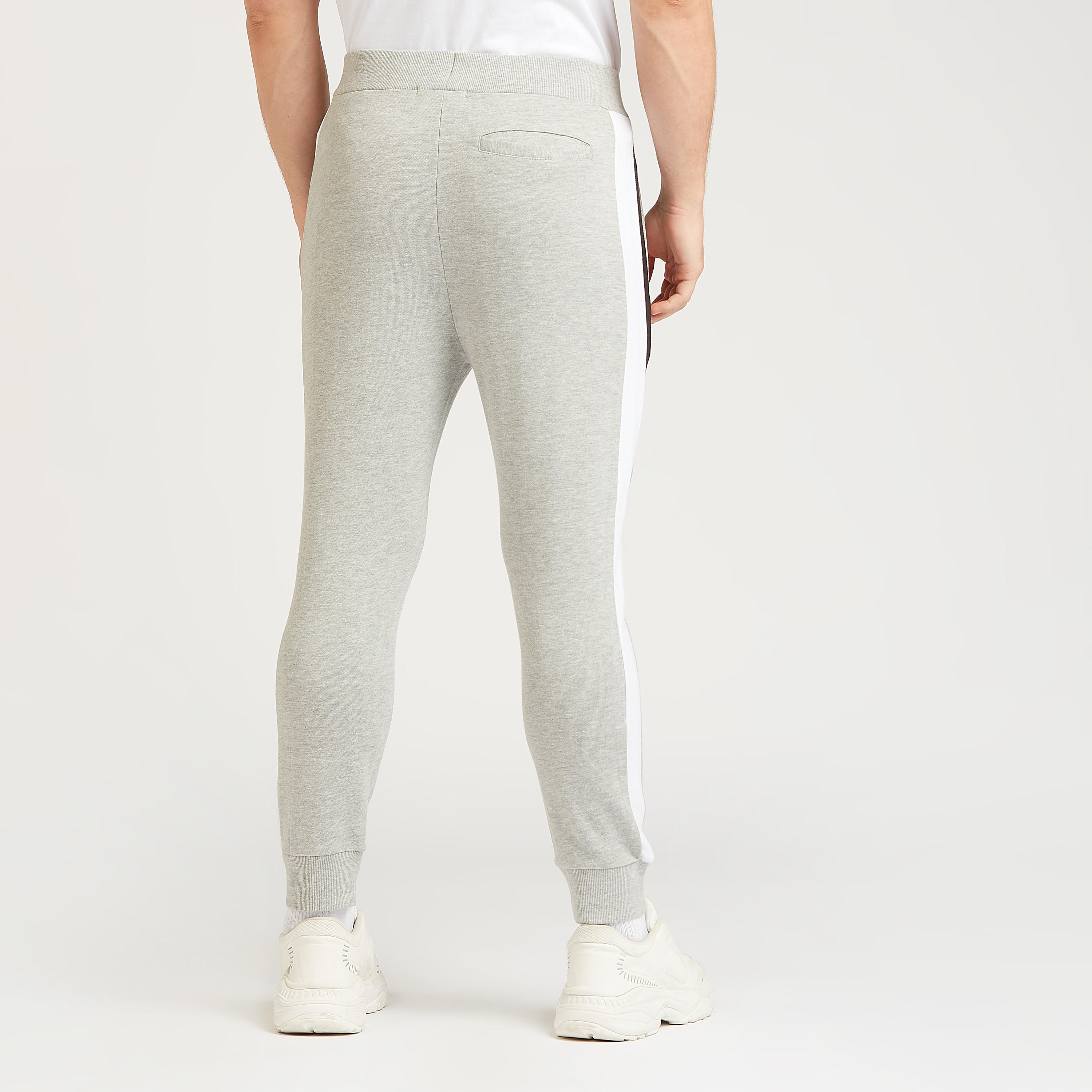 Skinny Fit Full Length Solid Mid-Rise Jog Pants with Pocket Detail-men-clothing-bottoms-joggers-image-3