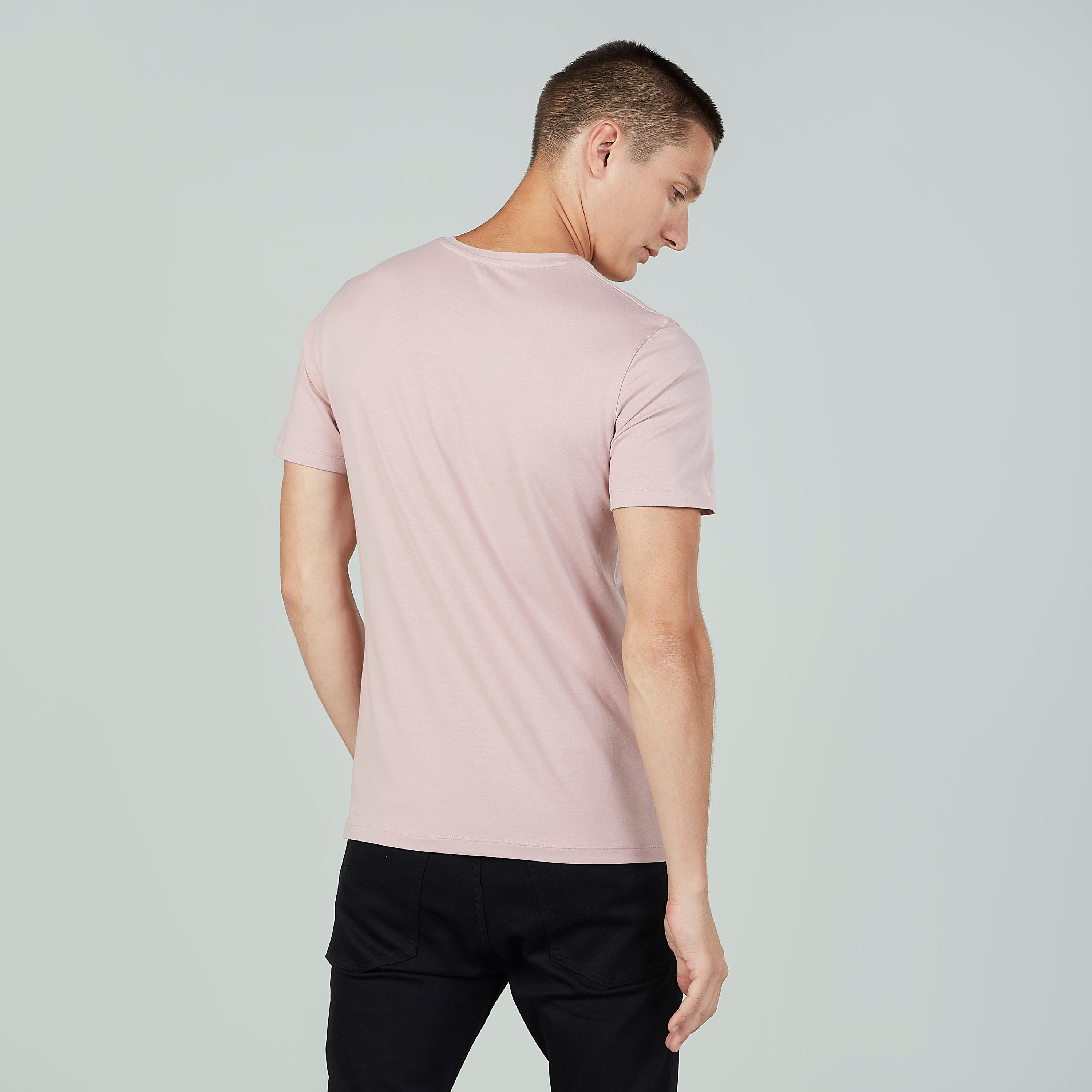 تيشيرت سادة بياقة V وأكمام قصيرة-men-clothing-tshirtsandpolos-tshirts-image-4