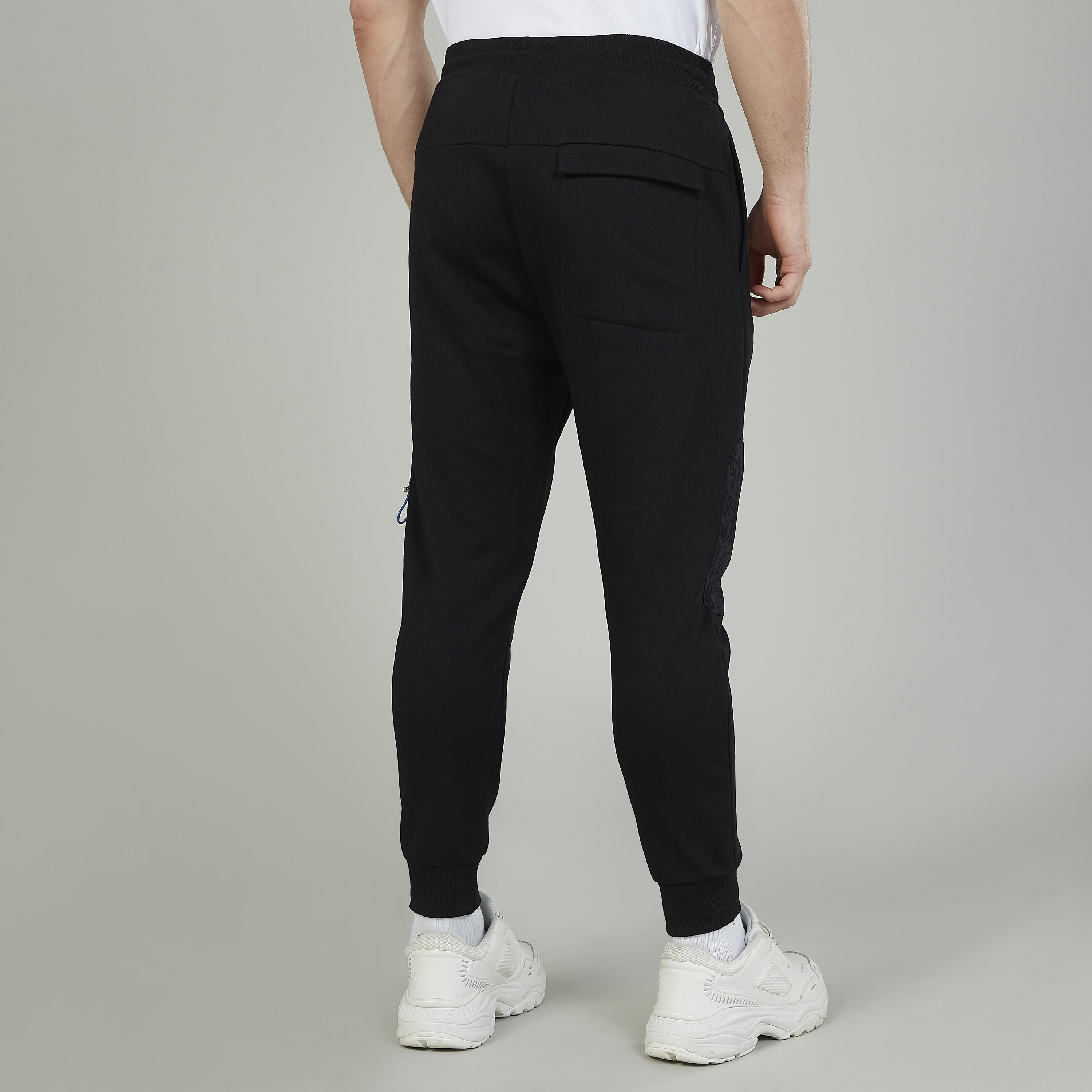 بنطلون رياضي سكيني بخصر متوسط الارتفاع وجيوب-men-clothing-bottoms-joggers-image-4