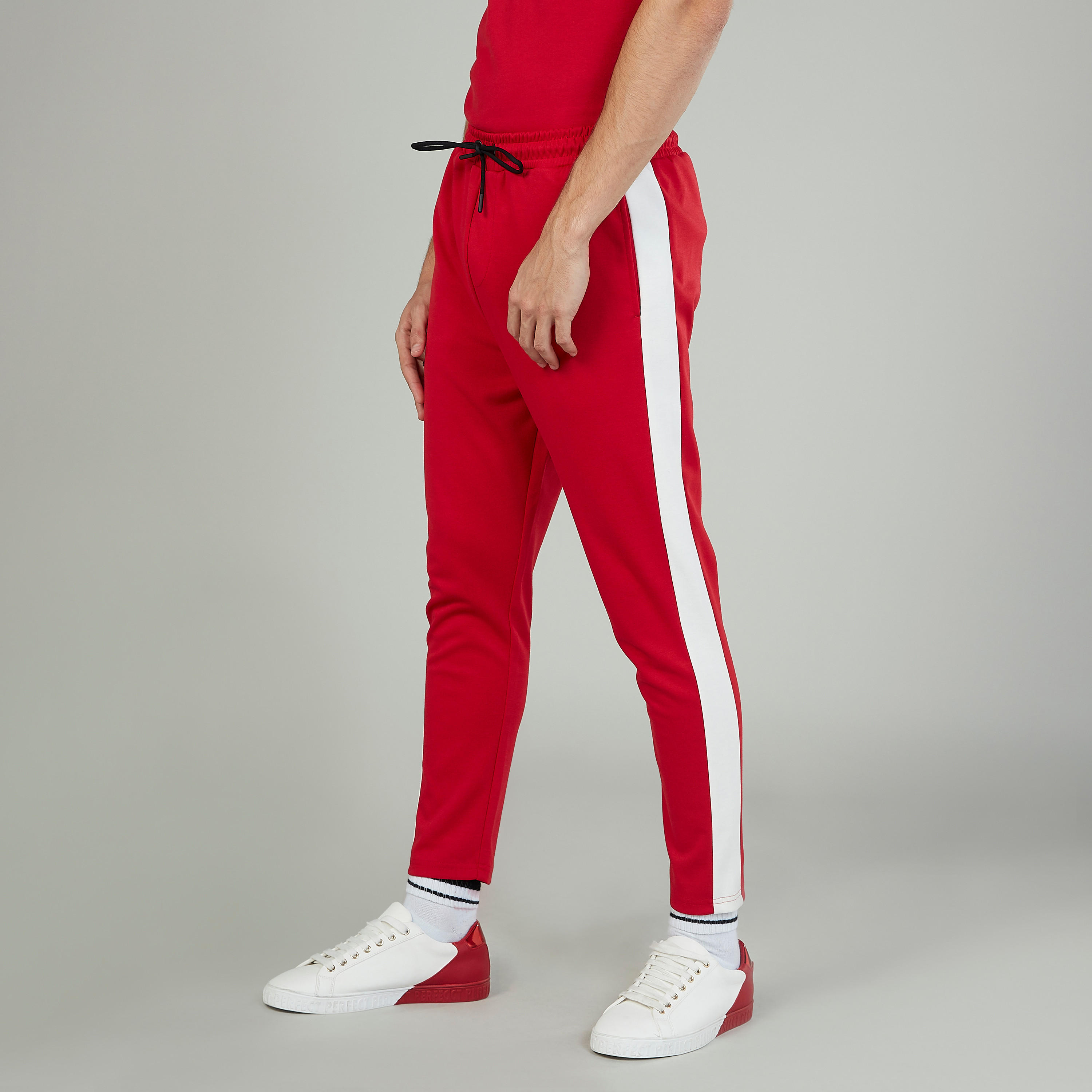 بنطلون رياضي بخصر متوسط الارتفاع بقصّة سكيني وجيوب-men-clothing-bottoms-joggers-image-3