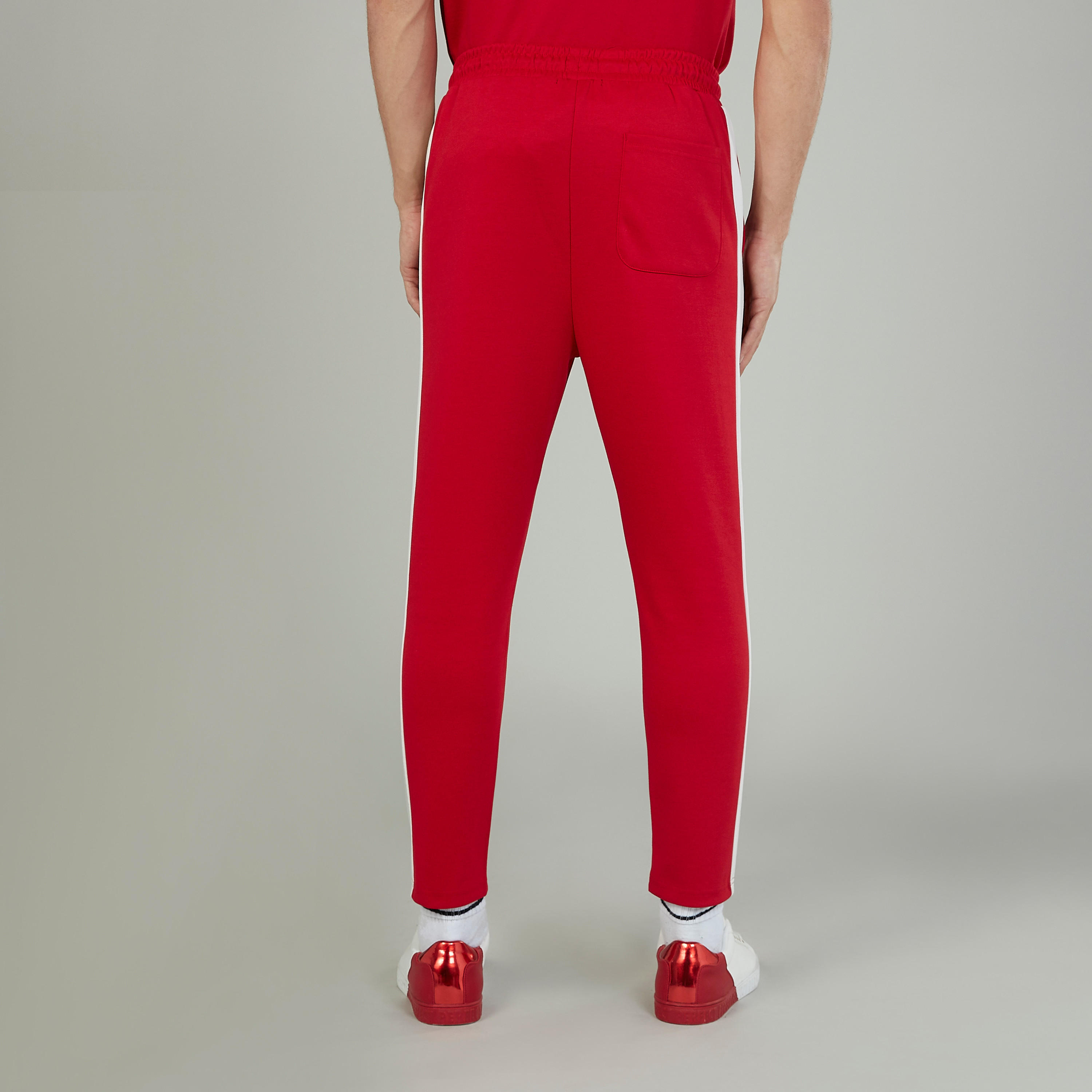 بنطلون رياضي بخصر متوسط الارتفاع بقصّة سكيني وجيوب-men-clothing-bottoms-joggers-image-4