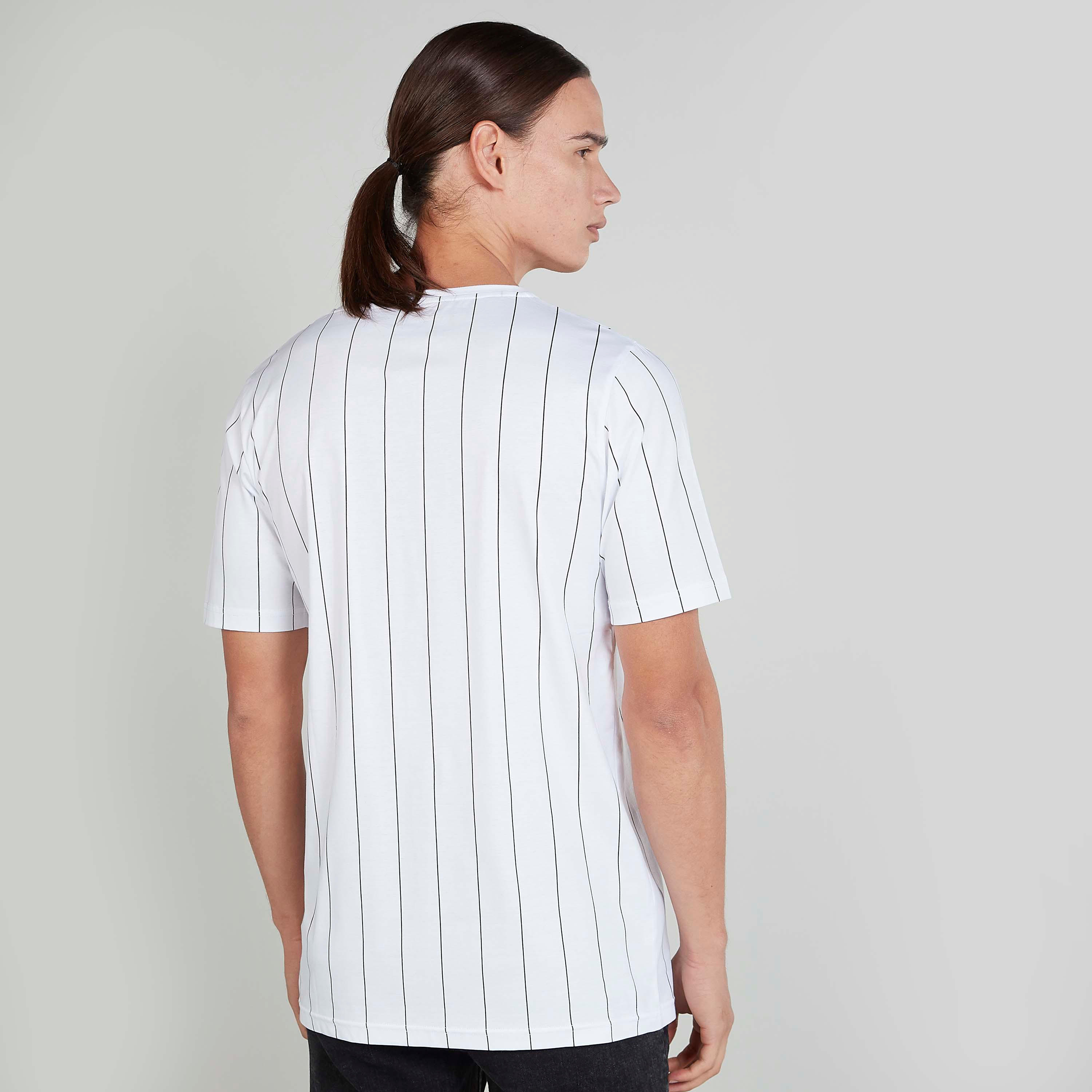 تيشيرت مخطط بياقة ضيّقة وأكمام قصيرة-men-clothing-tshirtsandpolos-tshirts-image-1