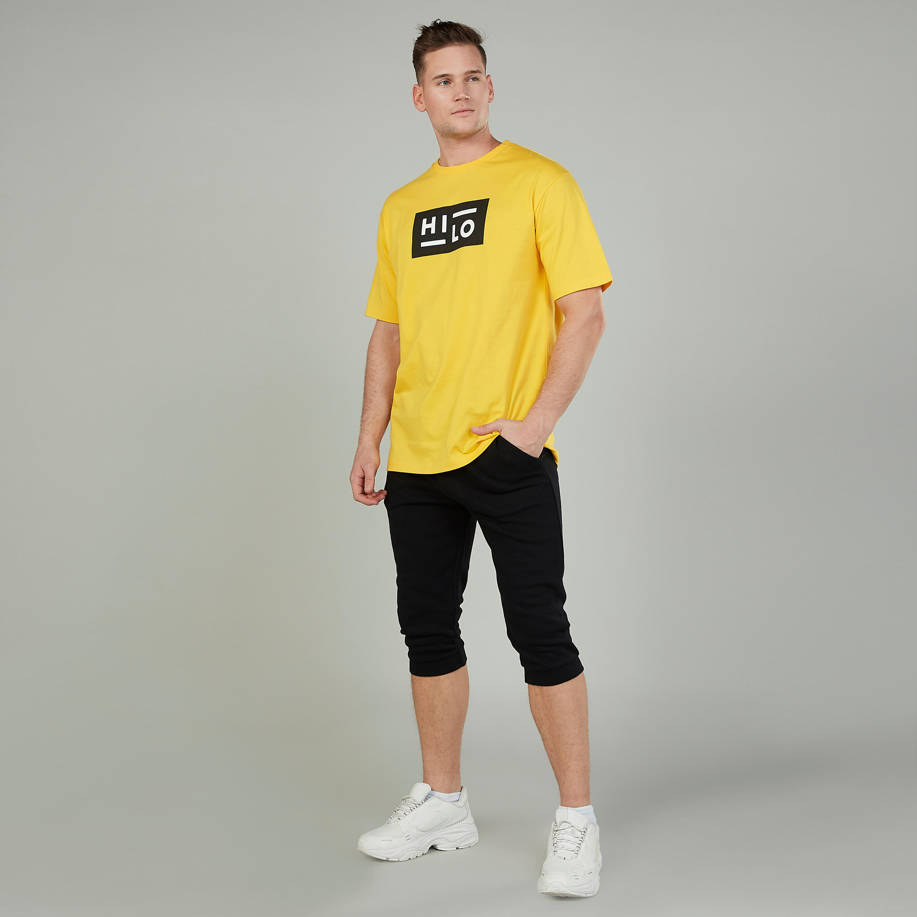 Printed T-shirt with Crew Neck and Short Sleeves-men-clothing-tshirtsandpolos-tshirts-image-2