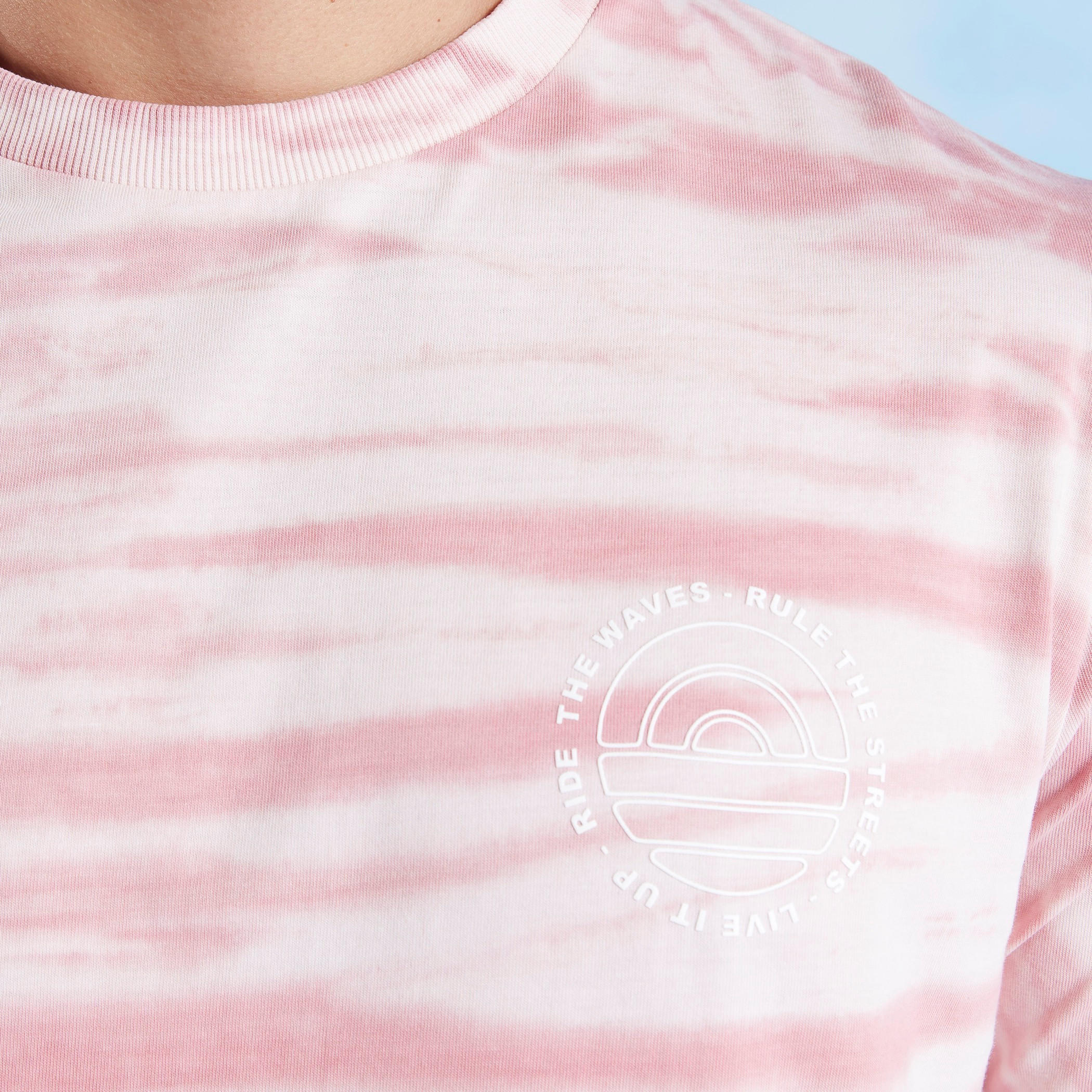 Printed T-shirt with Crew Neck and Short Sleeves-men-clothing-tshirtsandpolos-tshirts-image-3