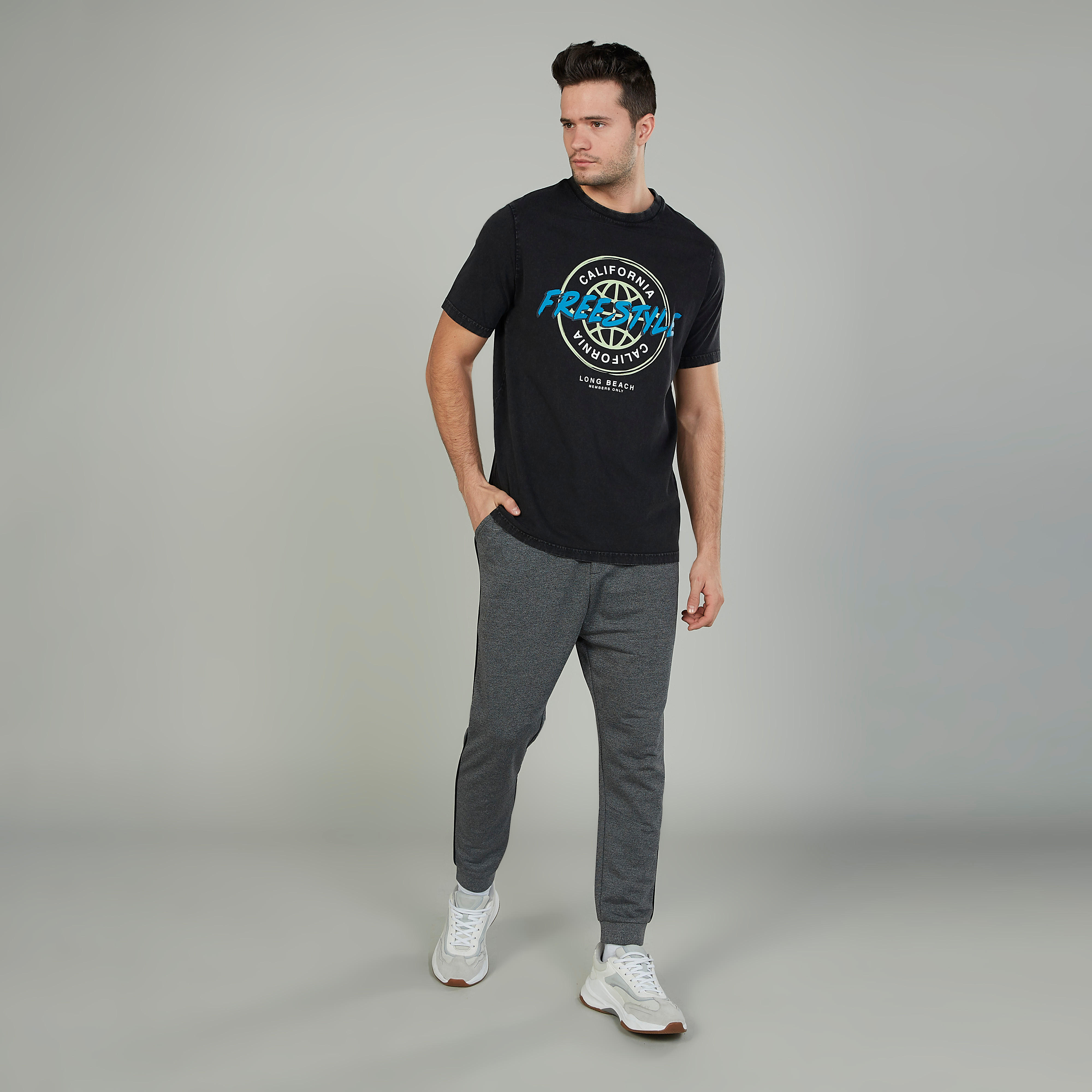 Print T-shirt with Crew Neck and Short Sleeves-men-clothing-tshirtsandpolos-tshirts-image-2