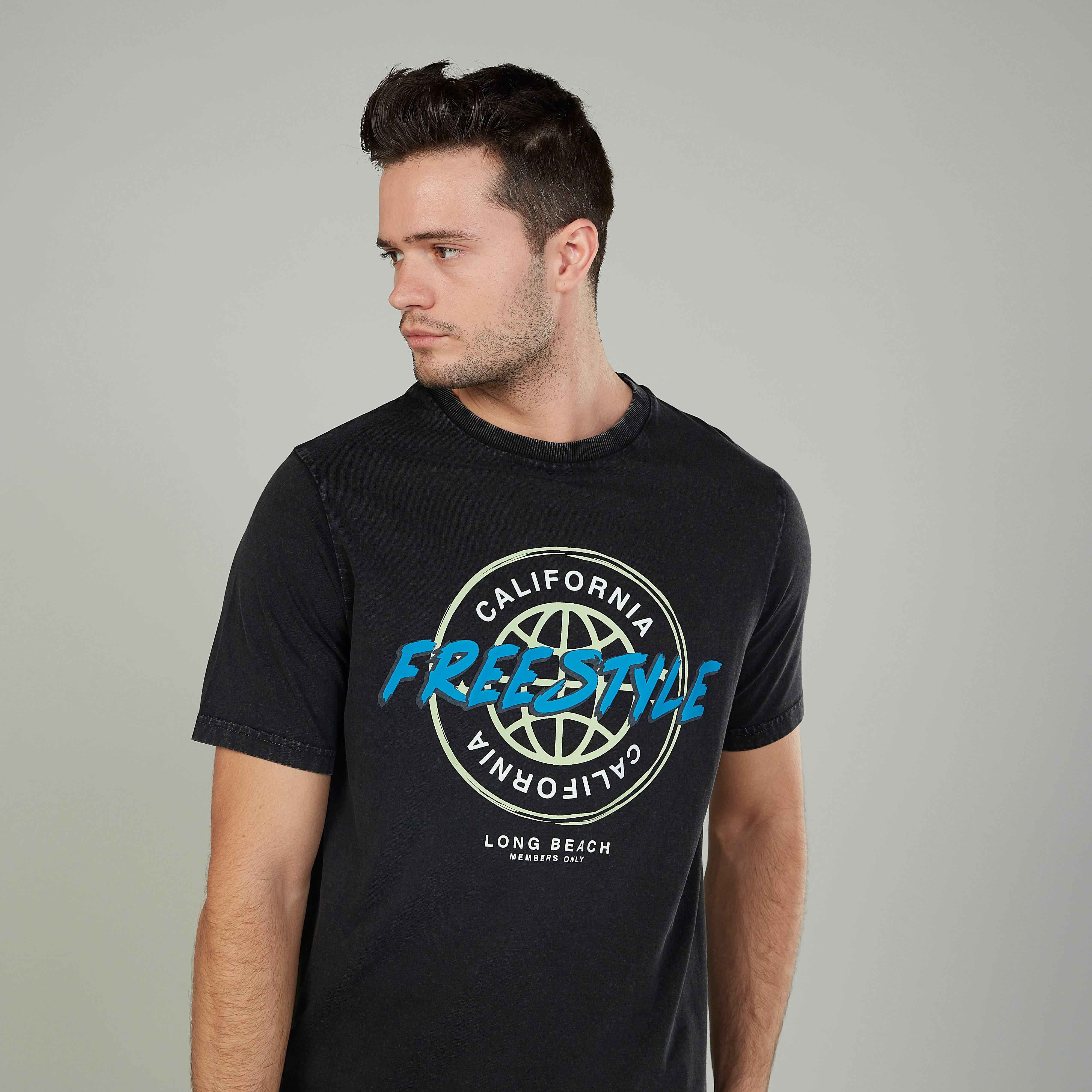 Print T-shirt with Crew Neck and Short Sleeves-men-clothing-tshirtsandpolos-tshirts-image-3