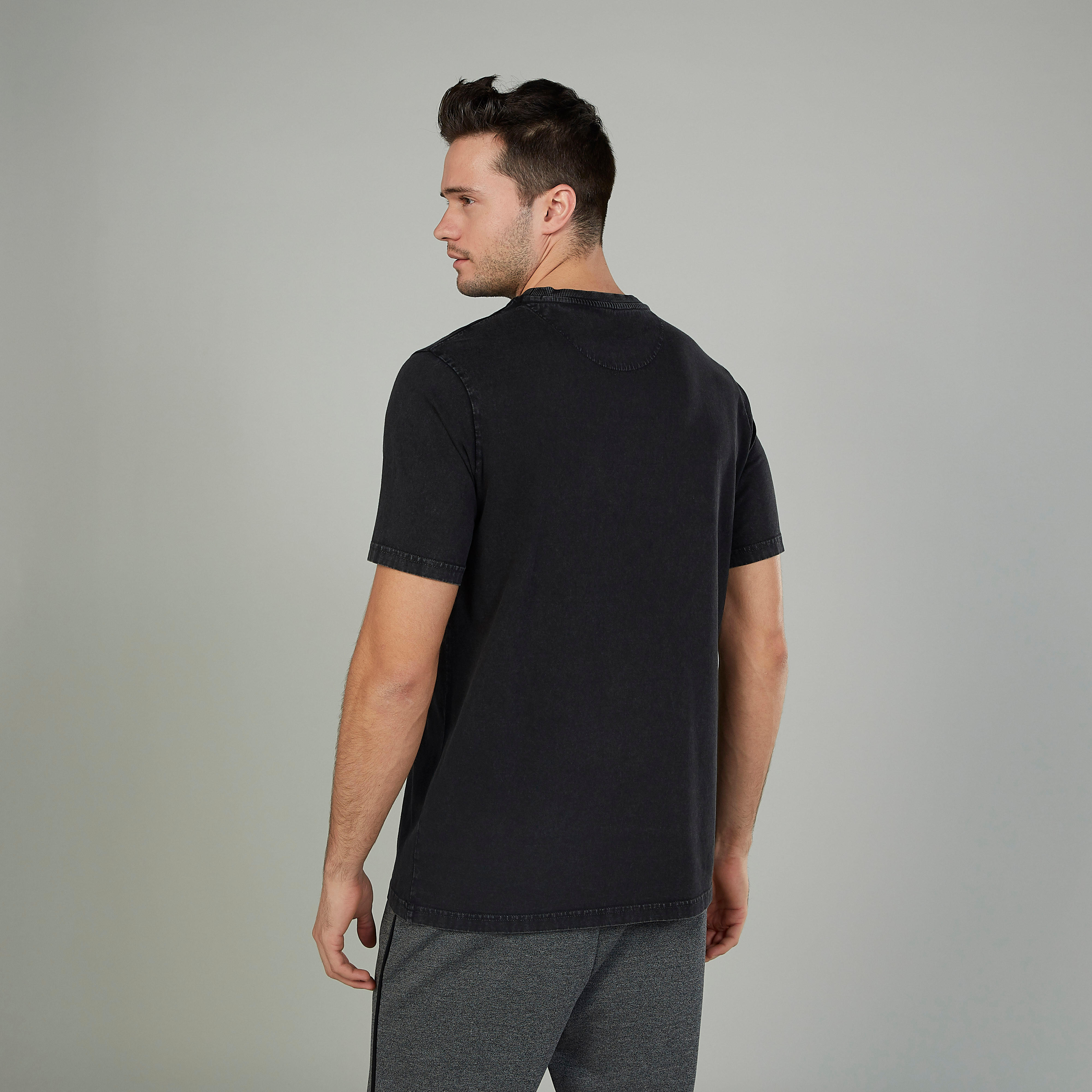 Print T-shirt with Crew Neck and Short Sleeves-men-clothing-tshirtsandpolos-tshirts-image-4