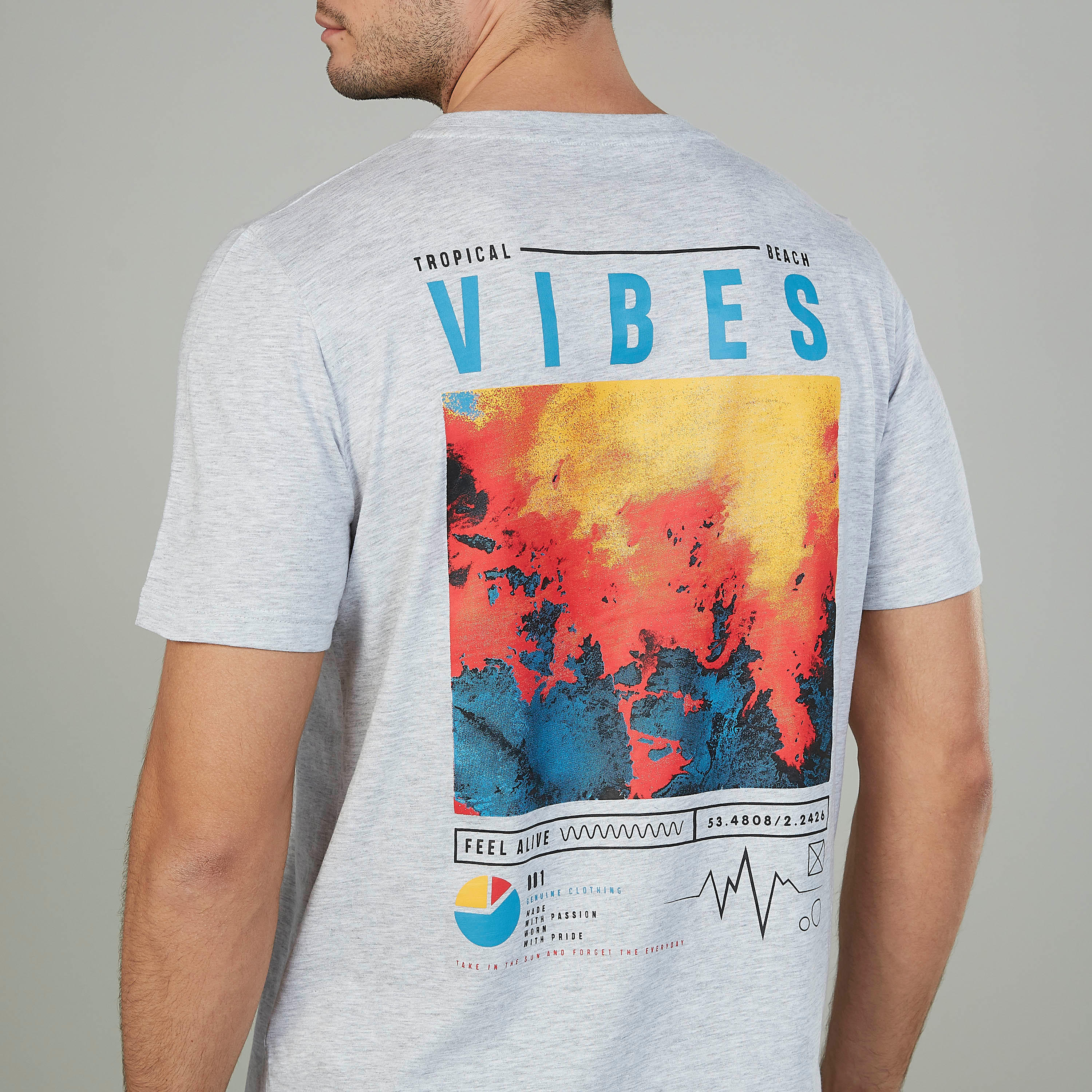 Printed T-shirt with Crew Neck and Short Sleeves-men-clothing-tshirtsandpolos-tshirts-image-5